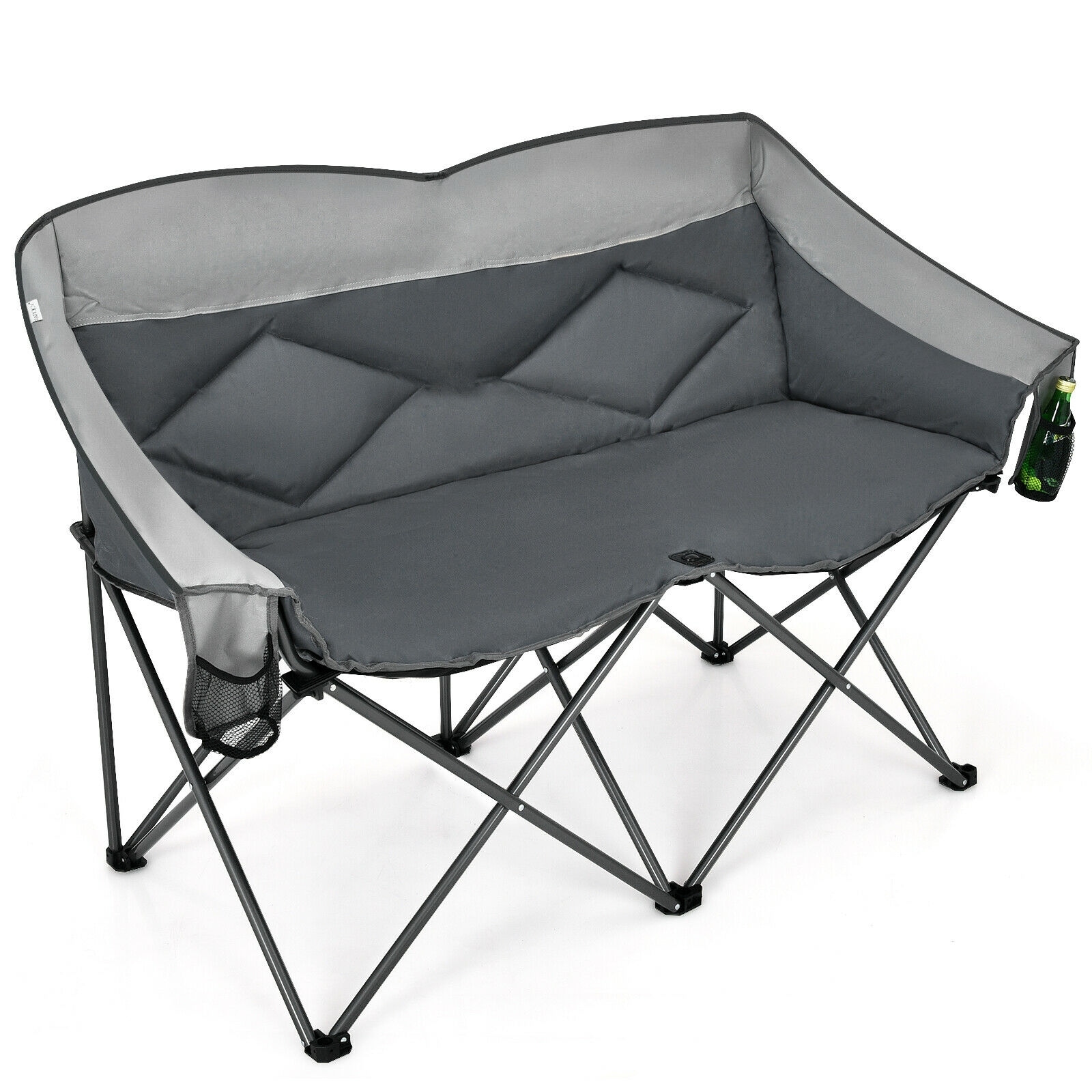  70772GRHYJT Gray Folding Camping chair Carrying Strap/Handle Included