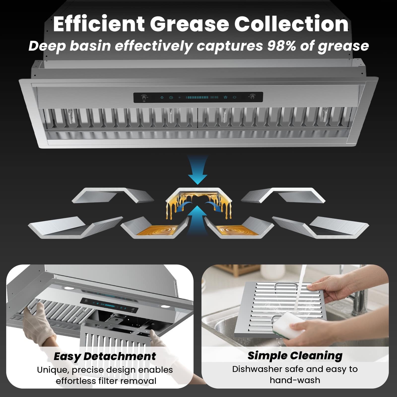 DIVAN DHB02-42-GC Undercabinet-Range-Hoods - View #9