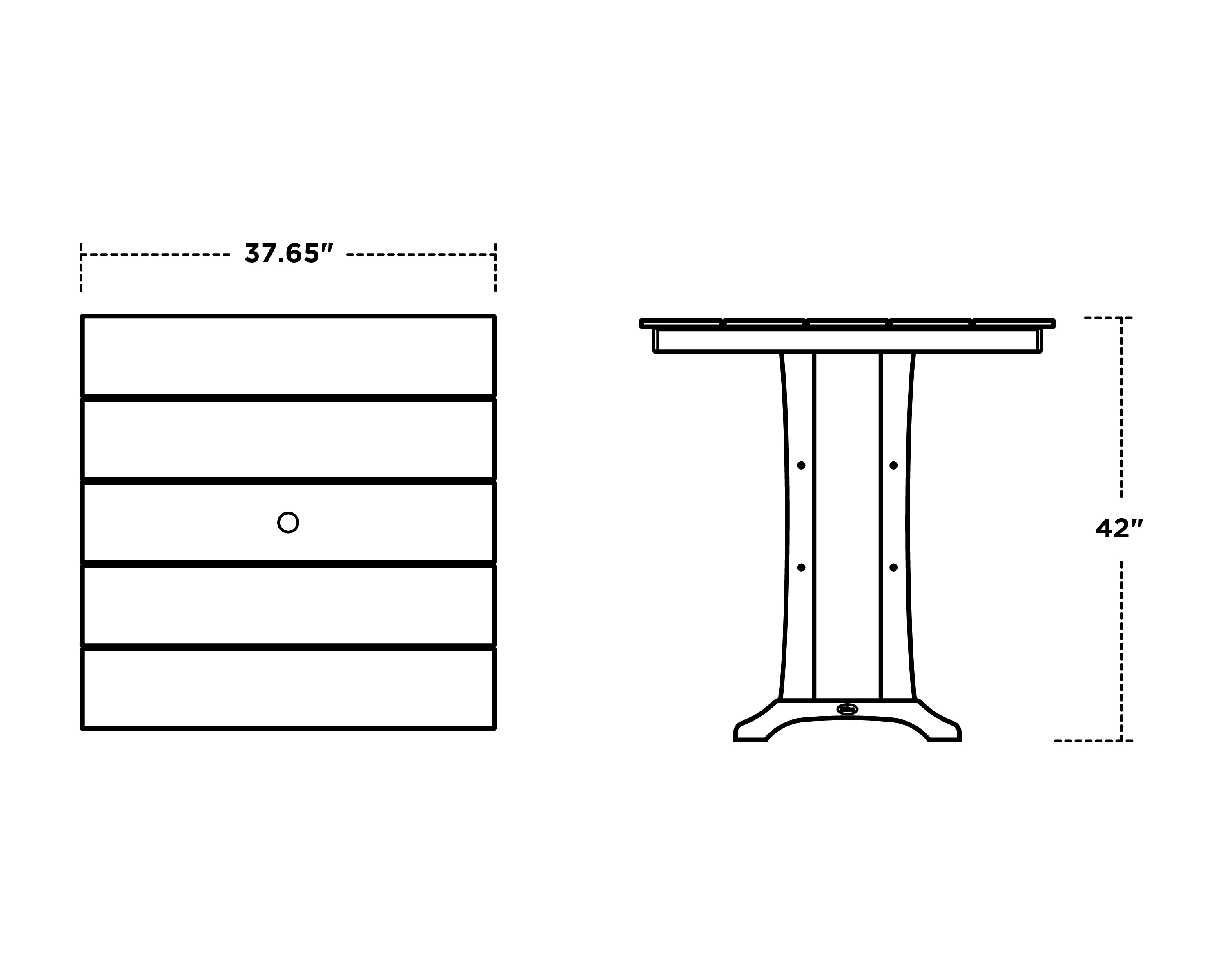 POLYWOOD PWS435-1-SA Patio-Dining-Sets - View #3