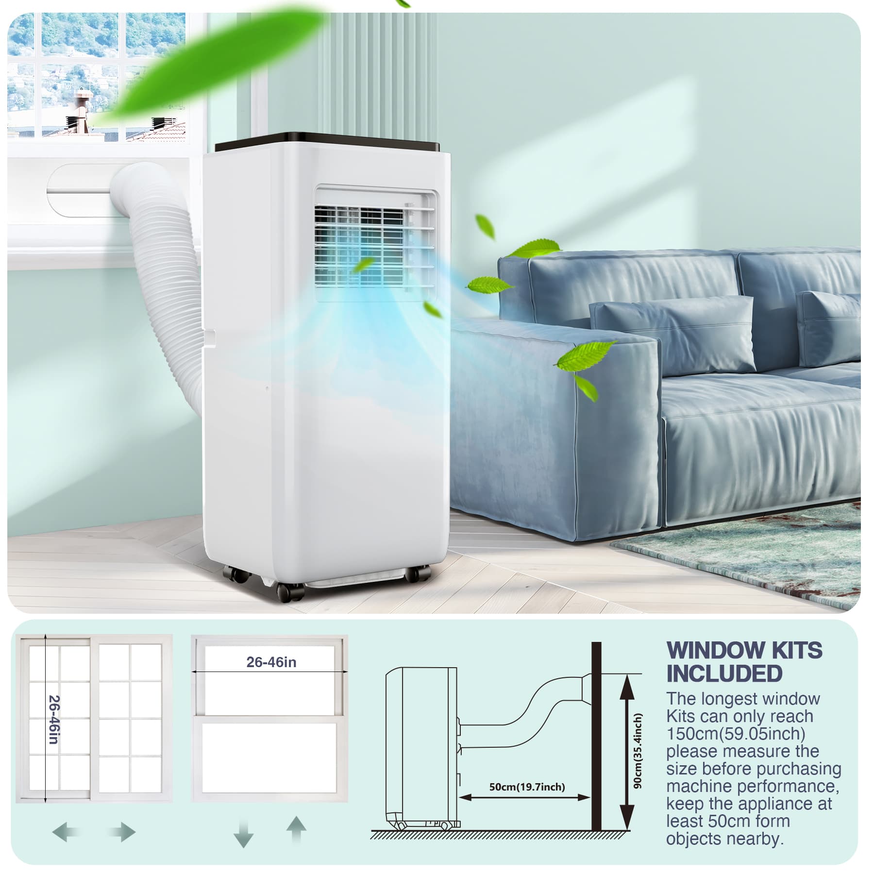 Qeetex LSHQQPHO-10GP3BBX Portable-Air-Conditioners - View #5