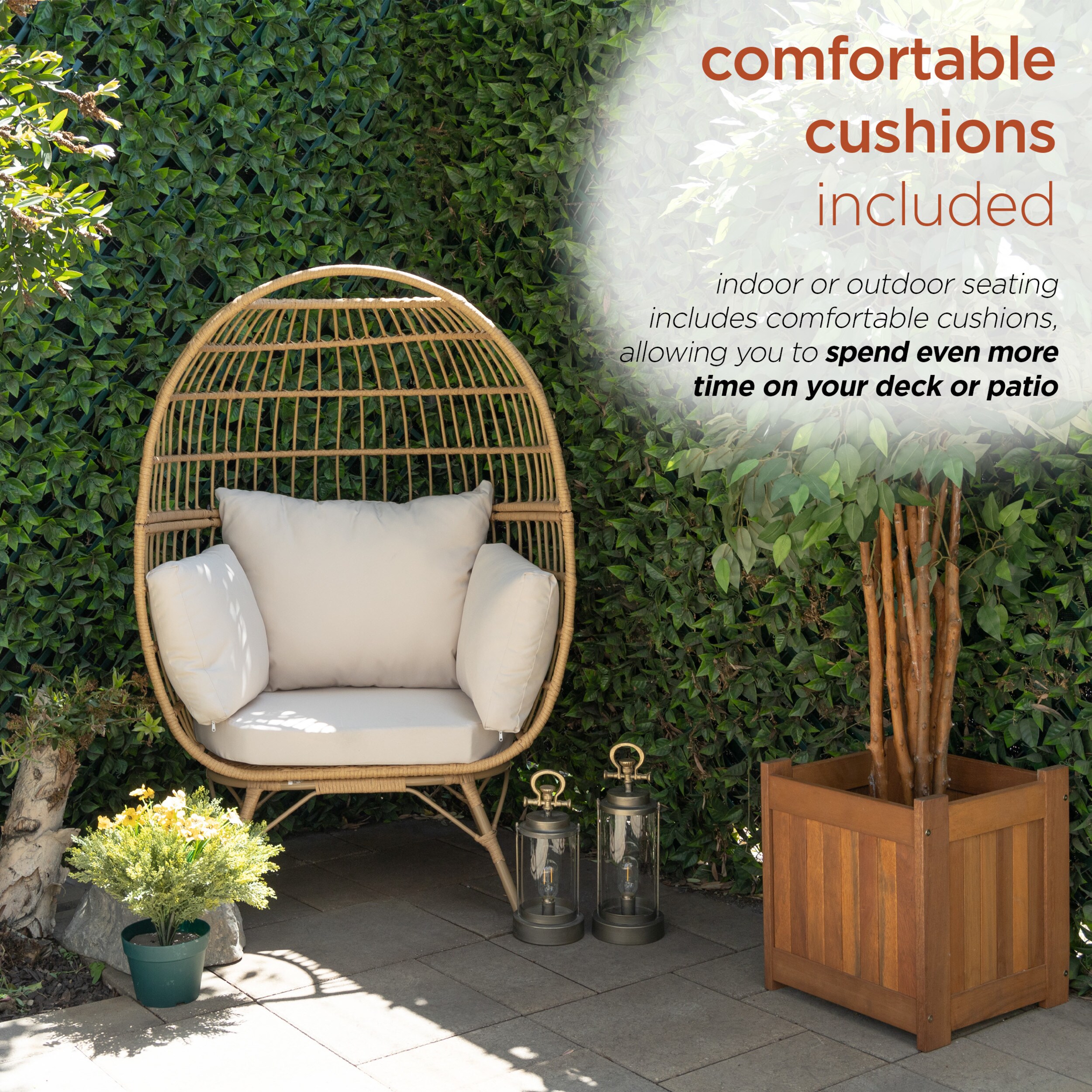 Alpine Corporation MHQ126BR Indoor-Chair-Cushions - View #8
