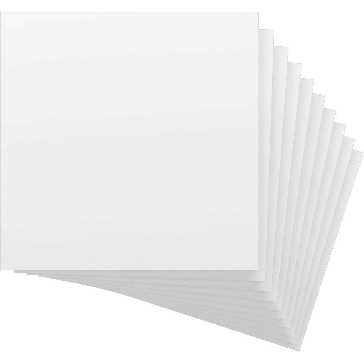 Ekena Millwork HBP24X24X100CUN 23-3/4-in x 23-3/4-in Smooth Paintable/Stainable White PVC Wall Panel ( 10 -Pack, Covers 3.92-sq ft )