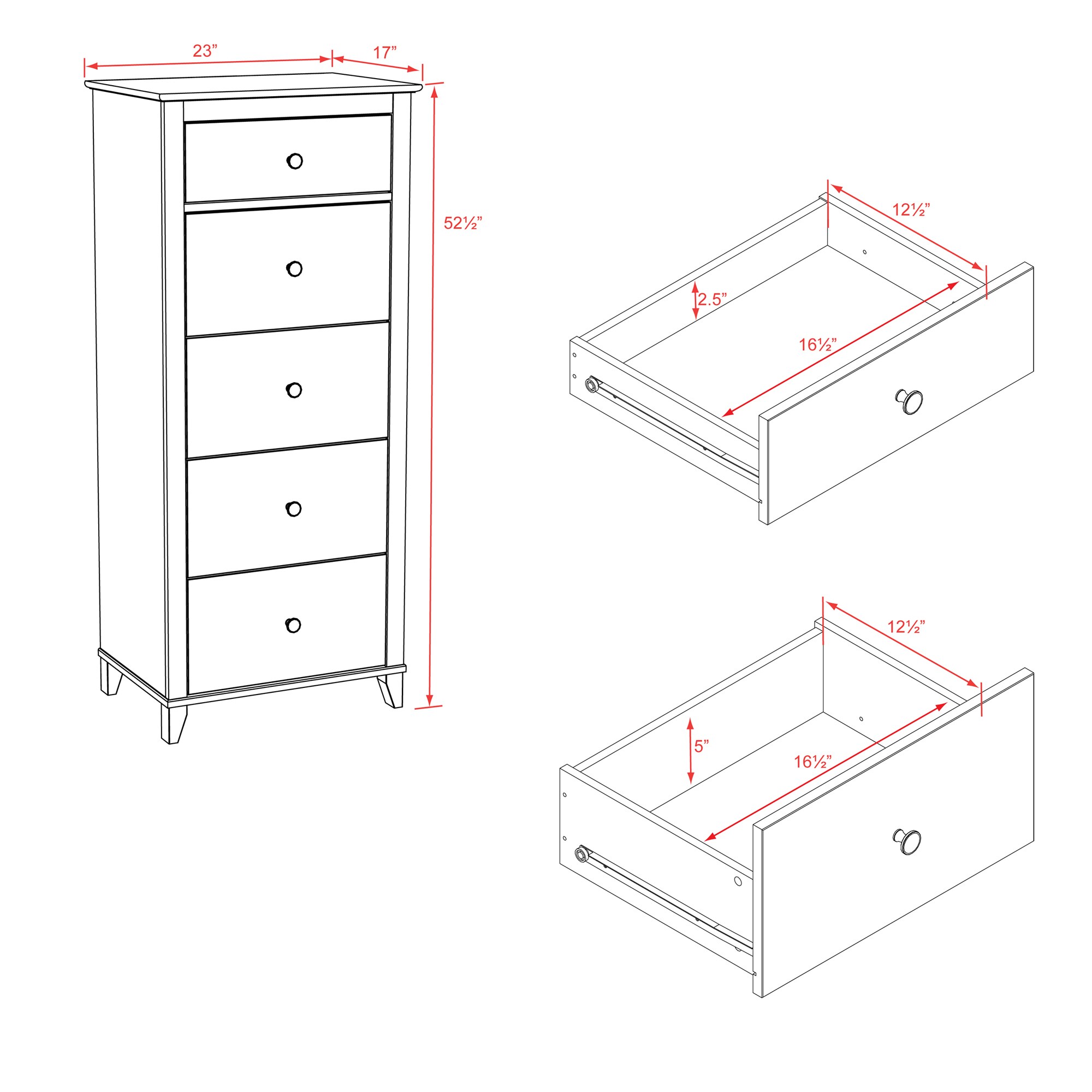 Prepac BDBR-1204-1 chests - View #10