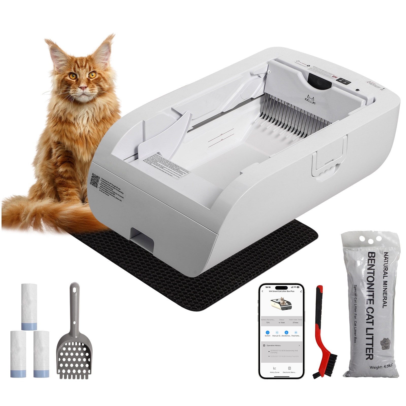 Afoxsos LAF0424PG22 Cat-Litter-Box - View #11