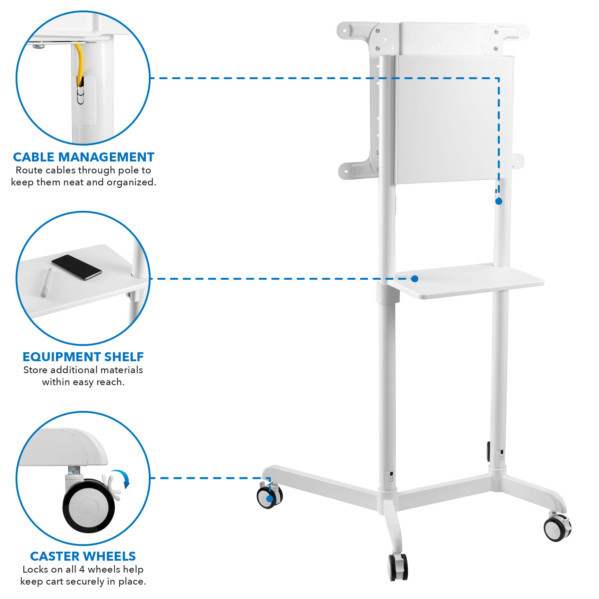 Mount-It! MI-8001 Tv-Stands - View #3