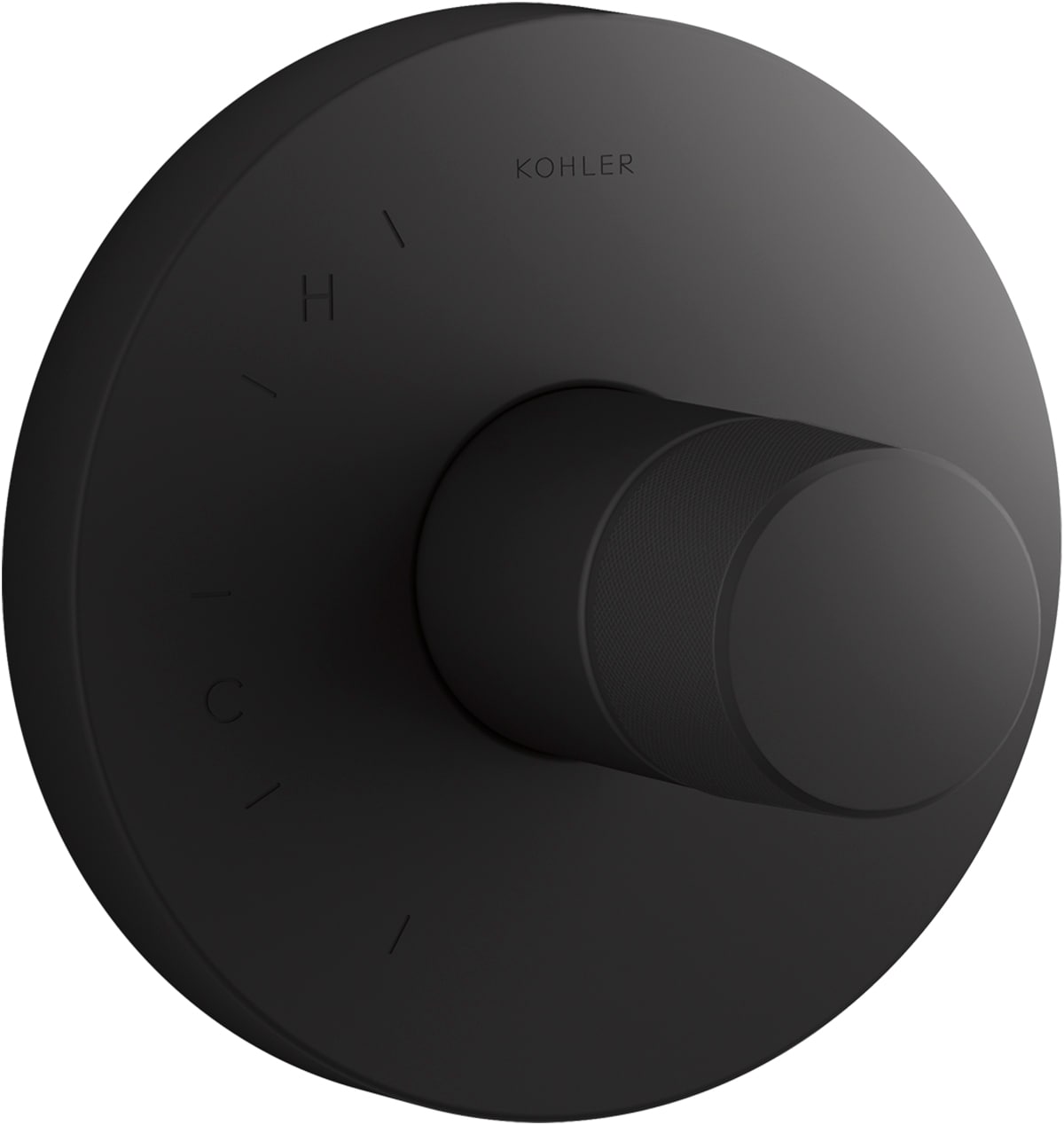 KOHLER K-TS78015-8-BL Matte Black Knob Shower Faucet Handle