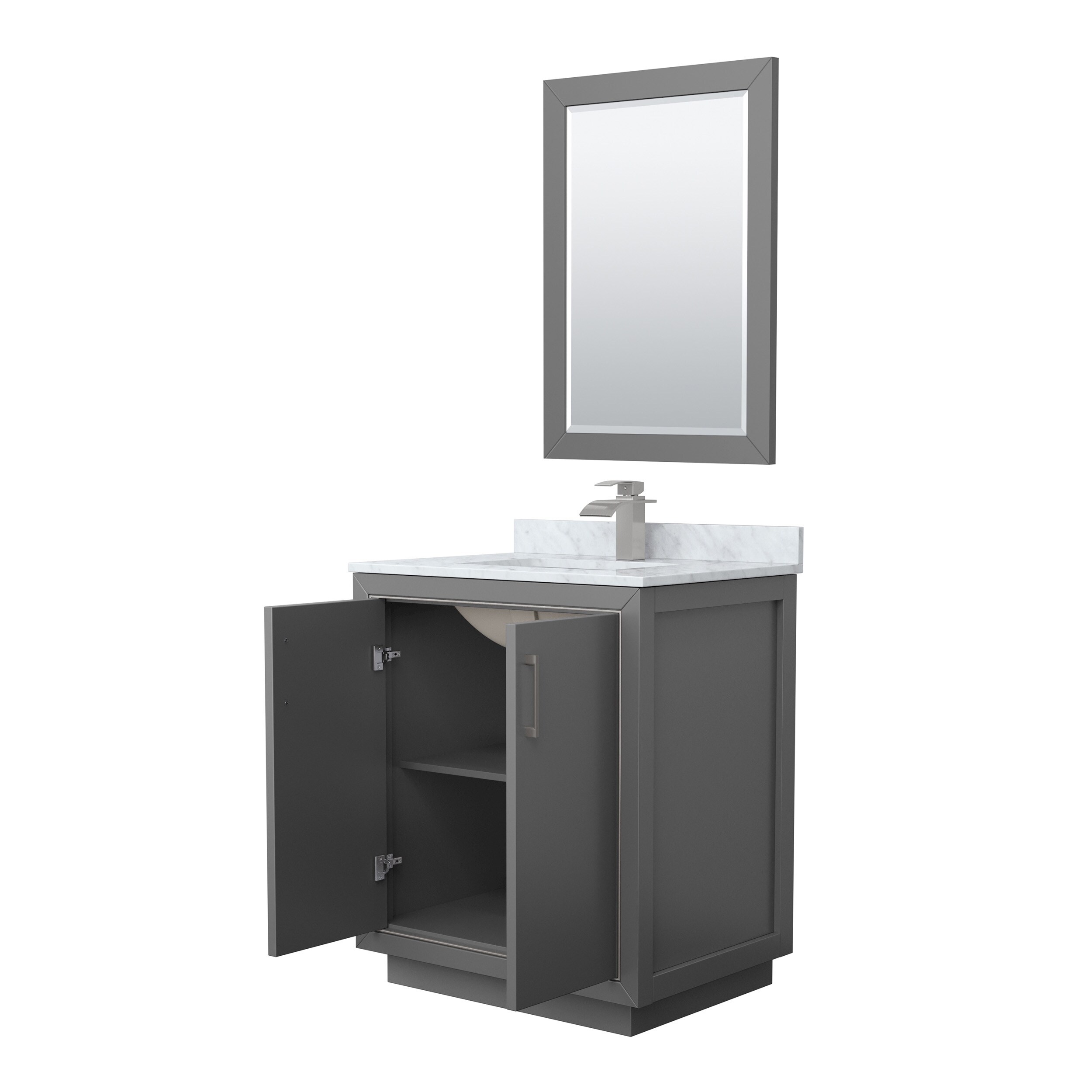 Wyndham Collection WCF111130SKGCMUNSM24 Bath-Vanity-Combo - View #2