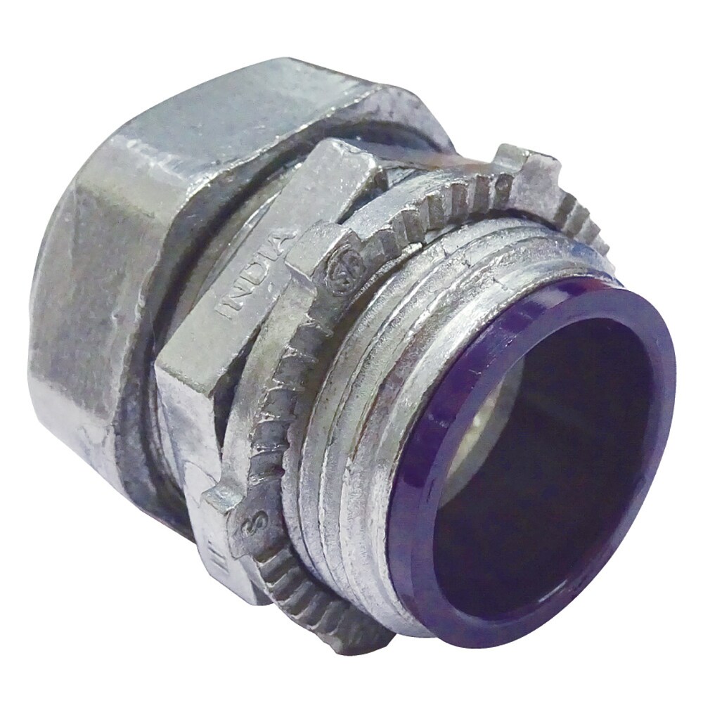 Sigma ProConnex 64250C 1/2-in Electrical (EMT) Liquid tight Zinc Compression Connector Conduit Fittings (20-Pack)