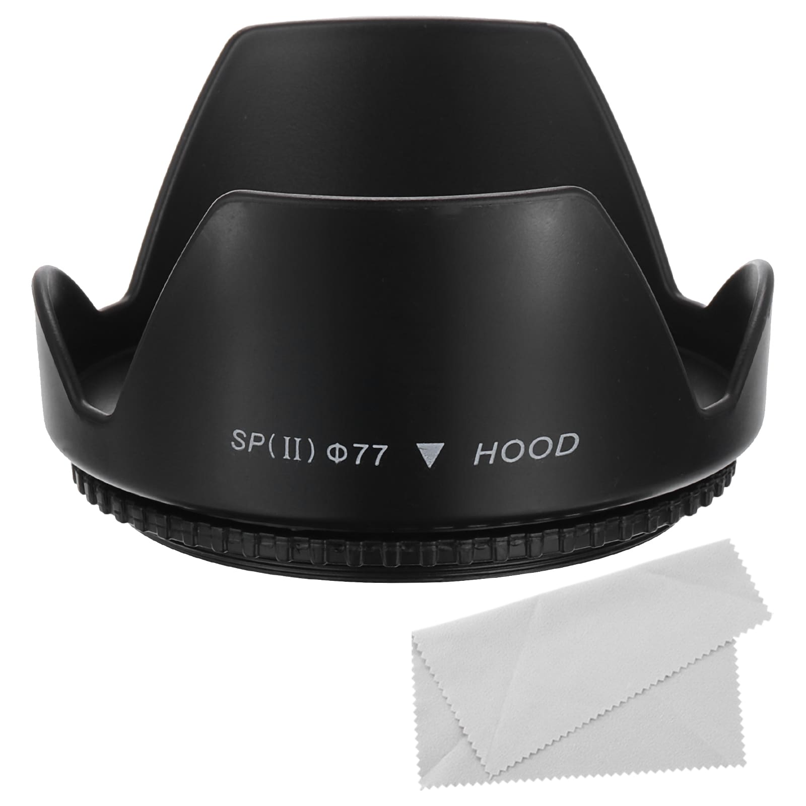 PATIKIL 77mm Camera Lens Hood Flower Lens Hood Protector with Cloth for Anti-Reflection Blocks Excess Sunlight Enhance Camera Photography for Nikon for Fujifilm for Pentax for Leica