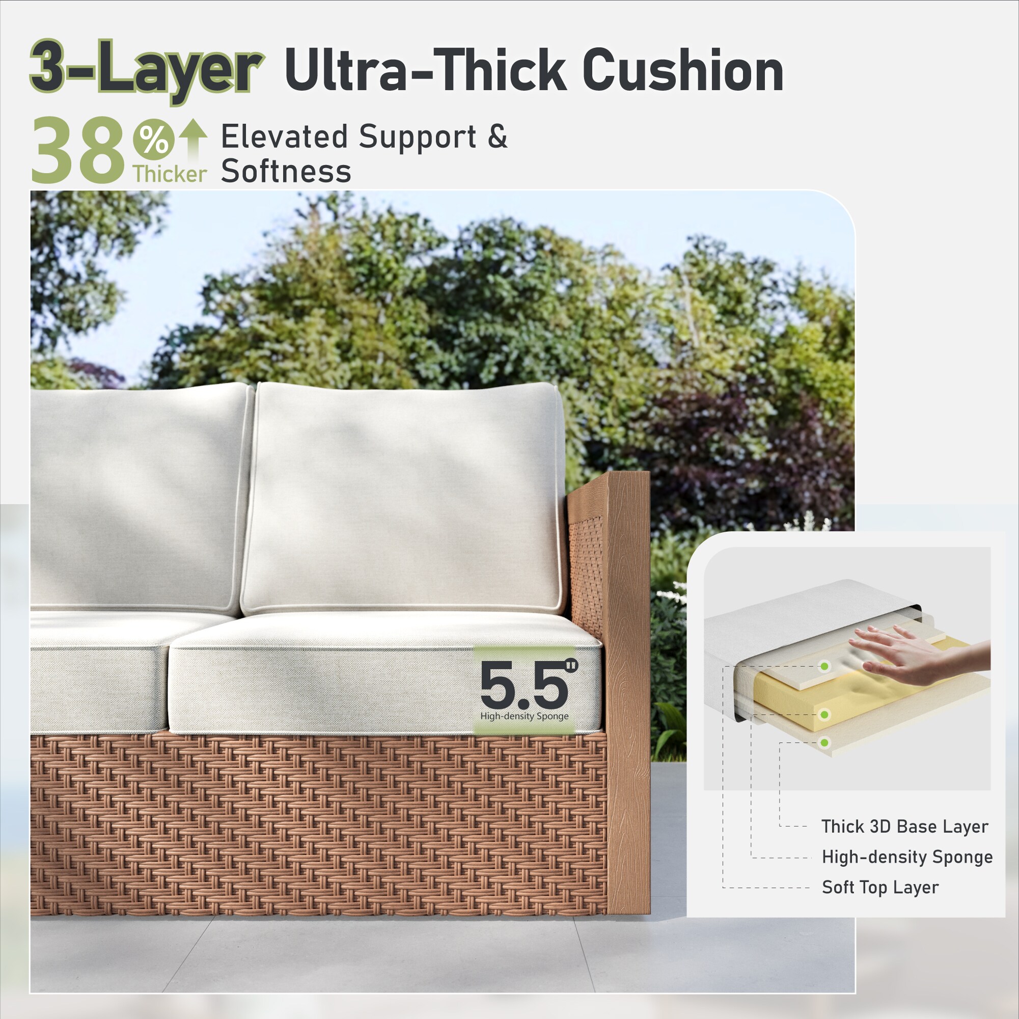 Sunshine Valley CPE003-01-5-BR Patio-Conversation-Sets - View #7