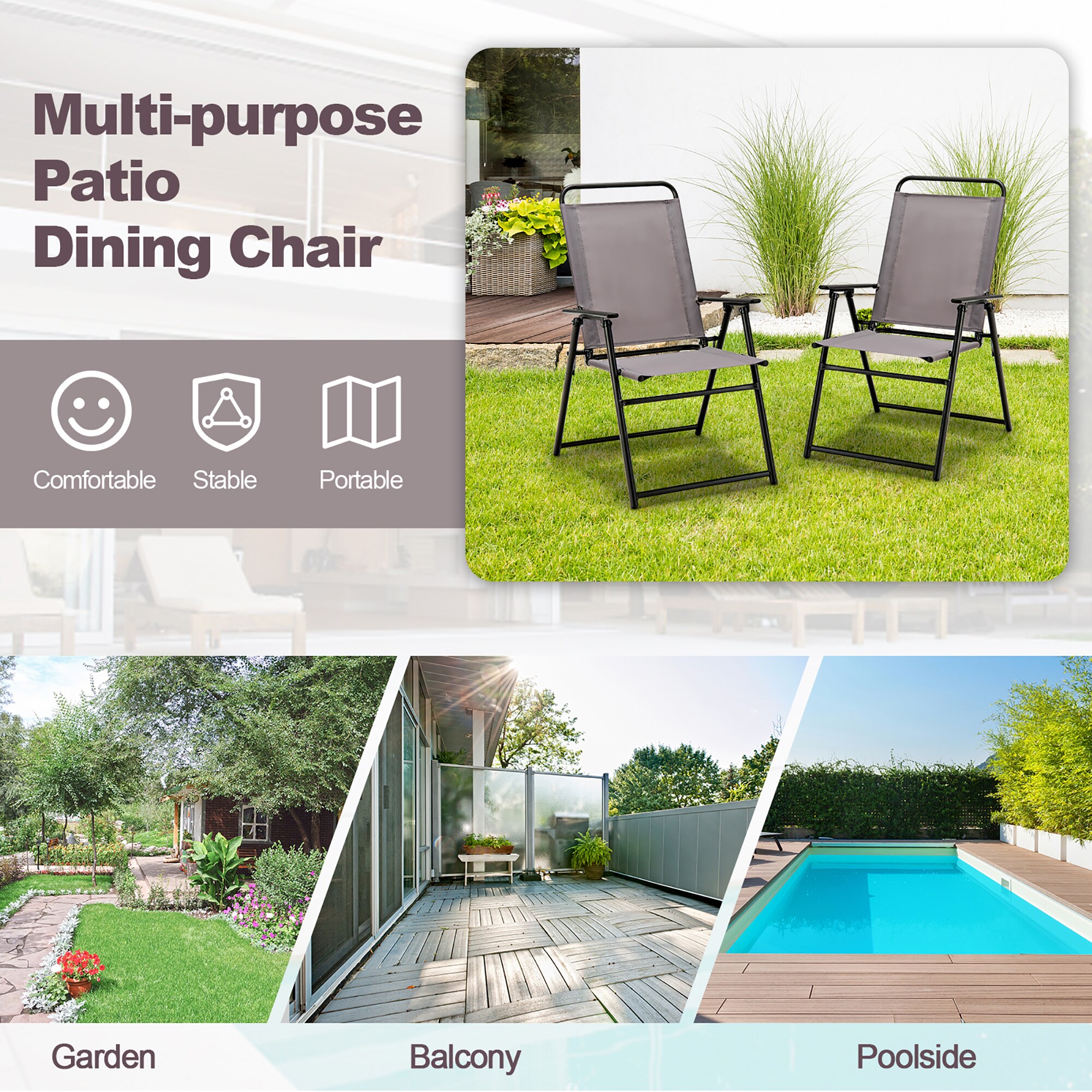 Costway NP11097GR-2 Patio-Chairs - View #3
