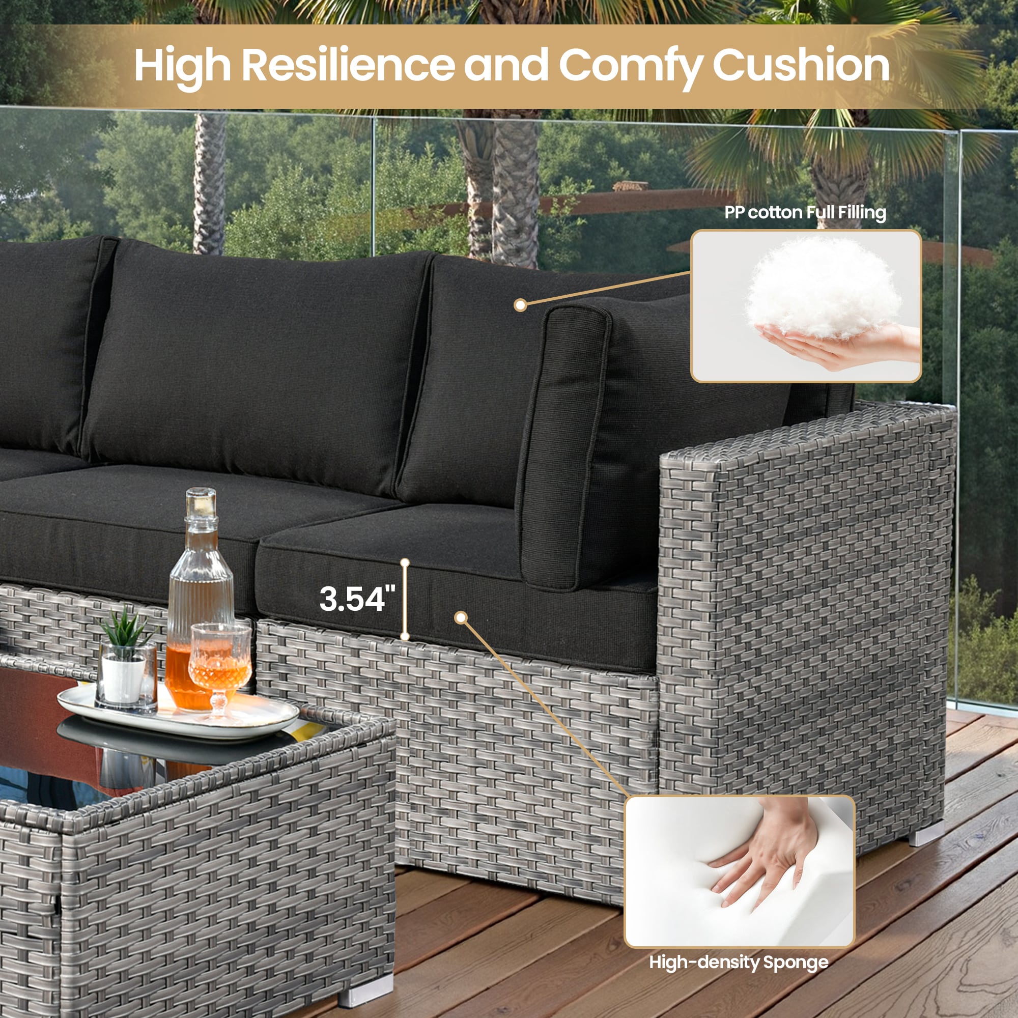Pouuin SCFPGRSHOP100-10 Patio-Sofas-Daybeds - View #7