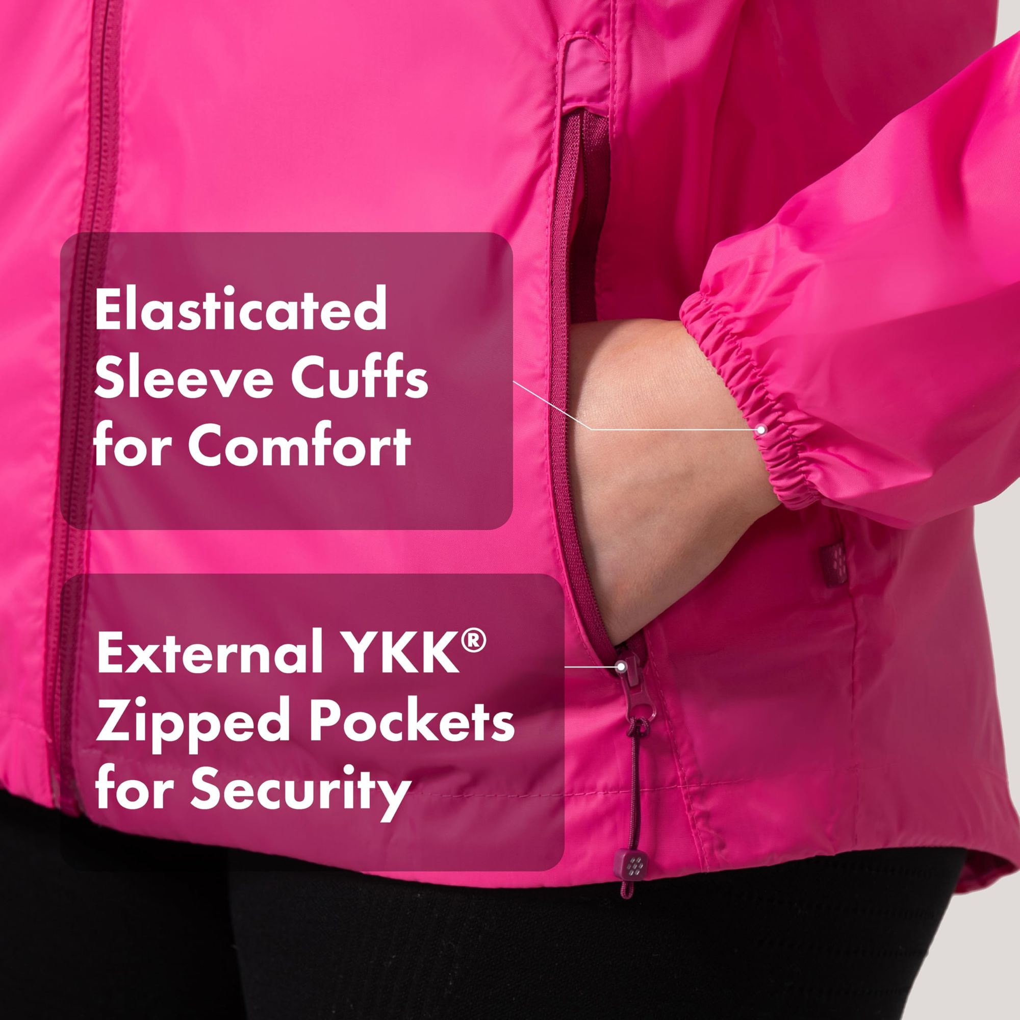 Mac In a Sac MIAS-ORIGIN2-PINK-M Jackets-Coats - View #4