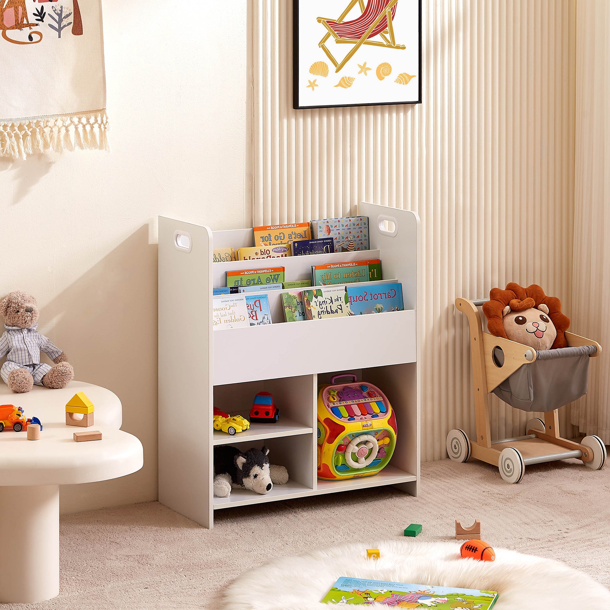 Vecelo LOE-B15-WHT bookcases - View #2