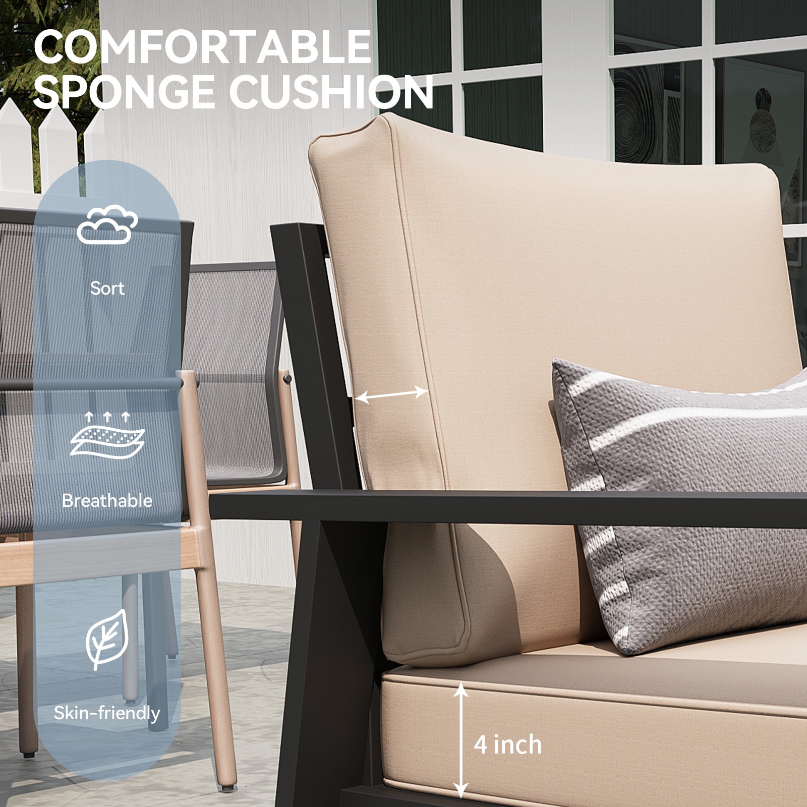 AOXUN OS301GR01-ABCD Patio-Conversation-Sets - View #3