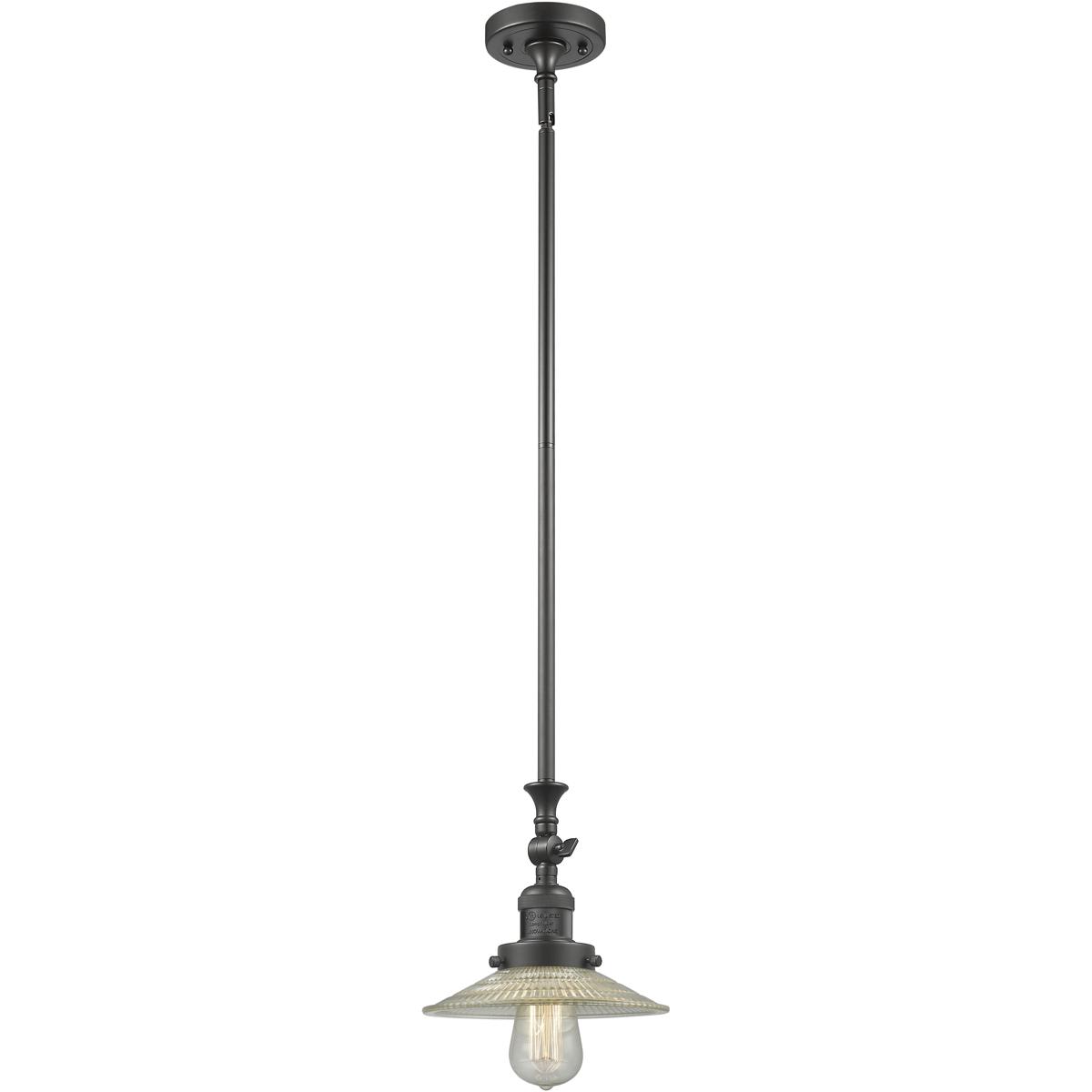 Innovations Lighting 1358075 206-OB-G2-LED Franklin Restoration Halophane Mini Pendant