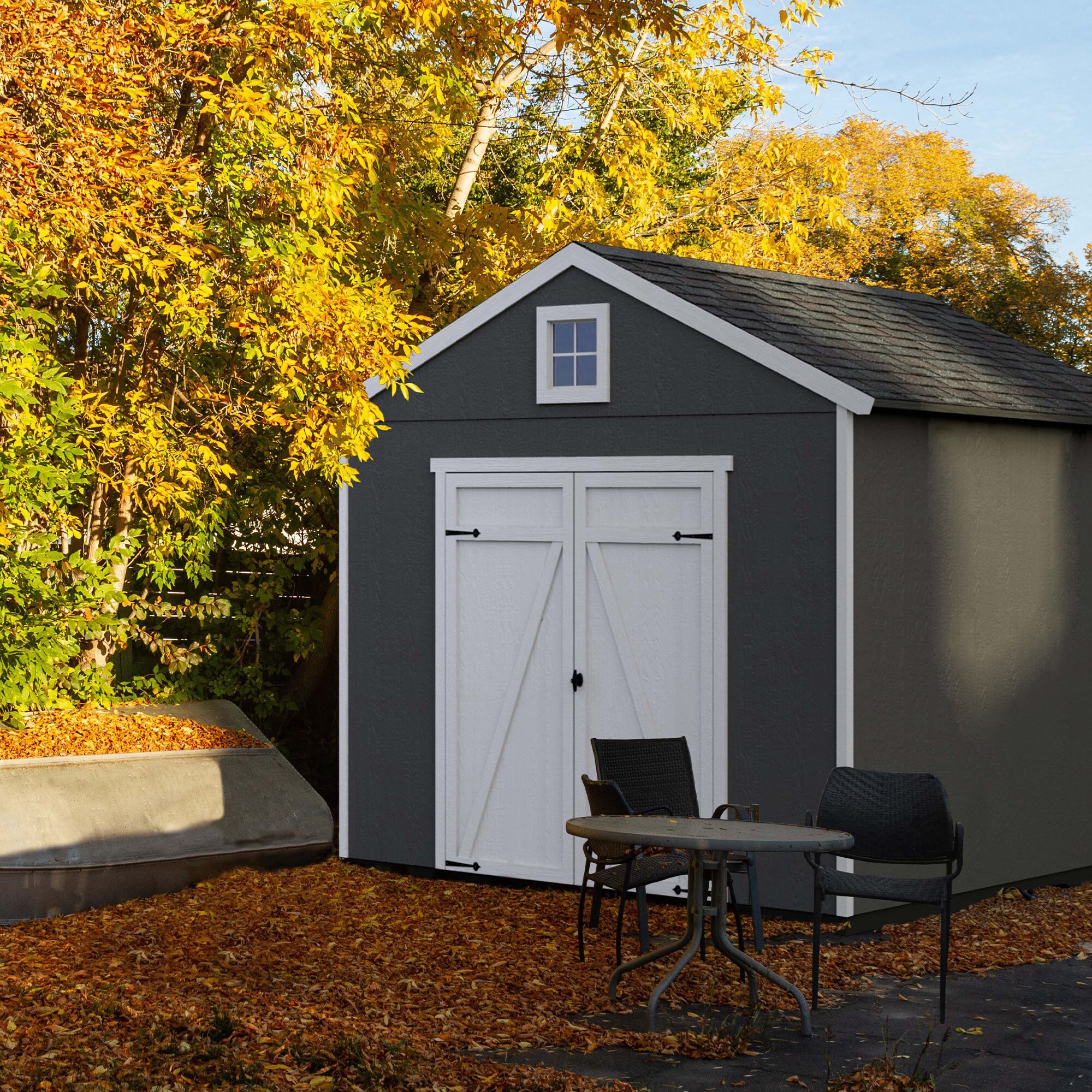 Heartland 10-ft X 12-ft Statesman Gable Engineered Storage Shed (floor 