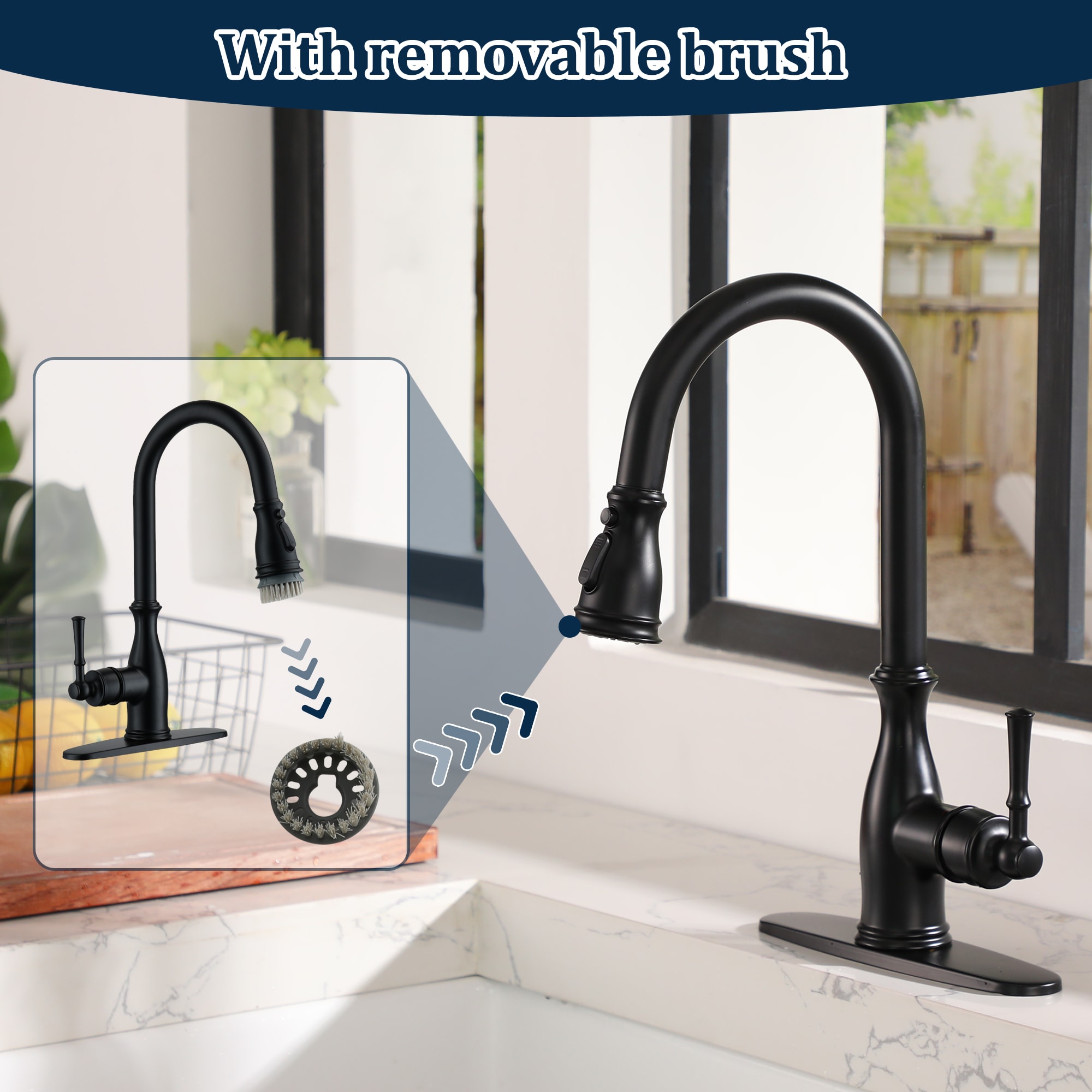 Clihome RB0717 Kitchen-Faucets - View #5