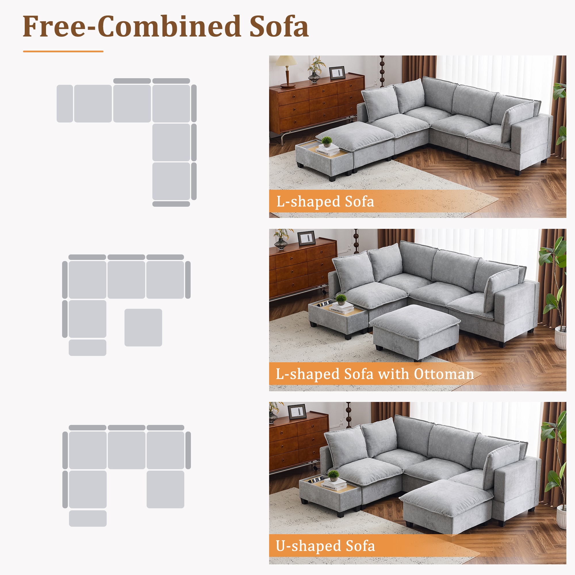 ModernLuxe N719S001780E Sofas-Loveseats - View #3