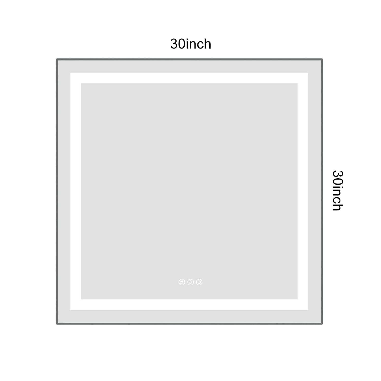 WELLFOR WA-MRAR-3220 Framed-Bath-Mirrors - View #2