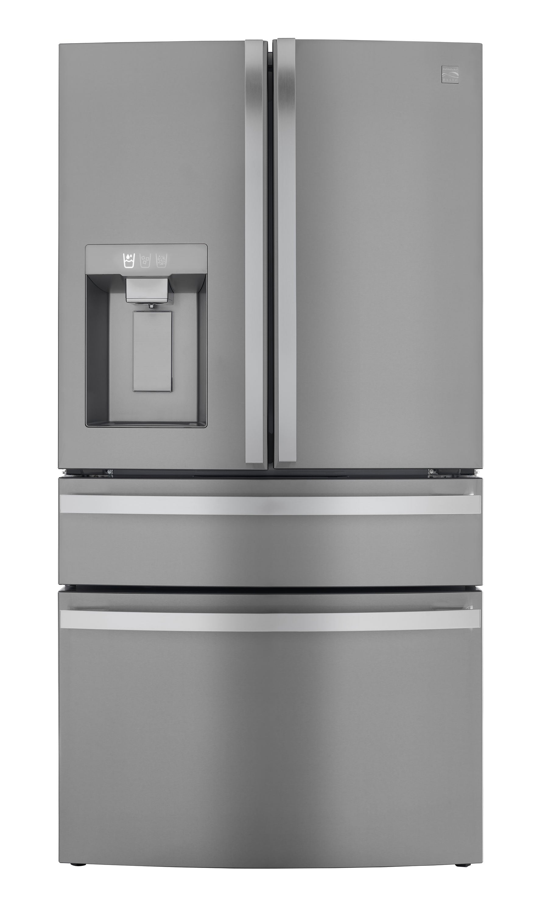 Kenmore Kenmore Elite 29.5 cu. ft. 4-Door French Door Refrigerator with  Internal Cameras and Thawing Drawer - Finger Print Resistant Stainless  Steel at