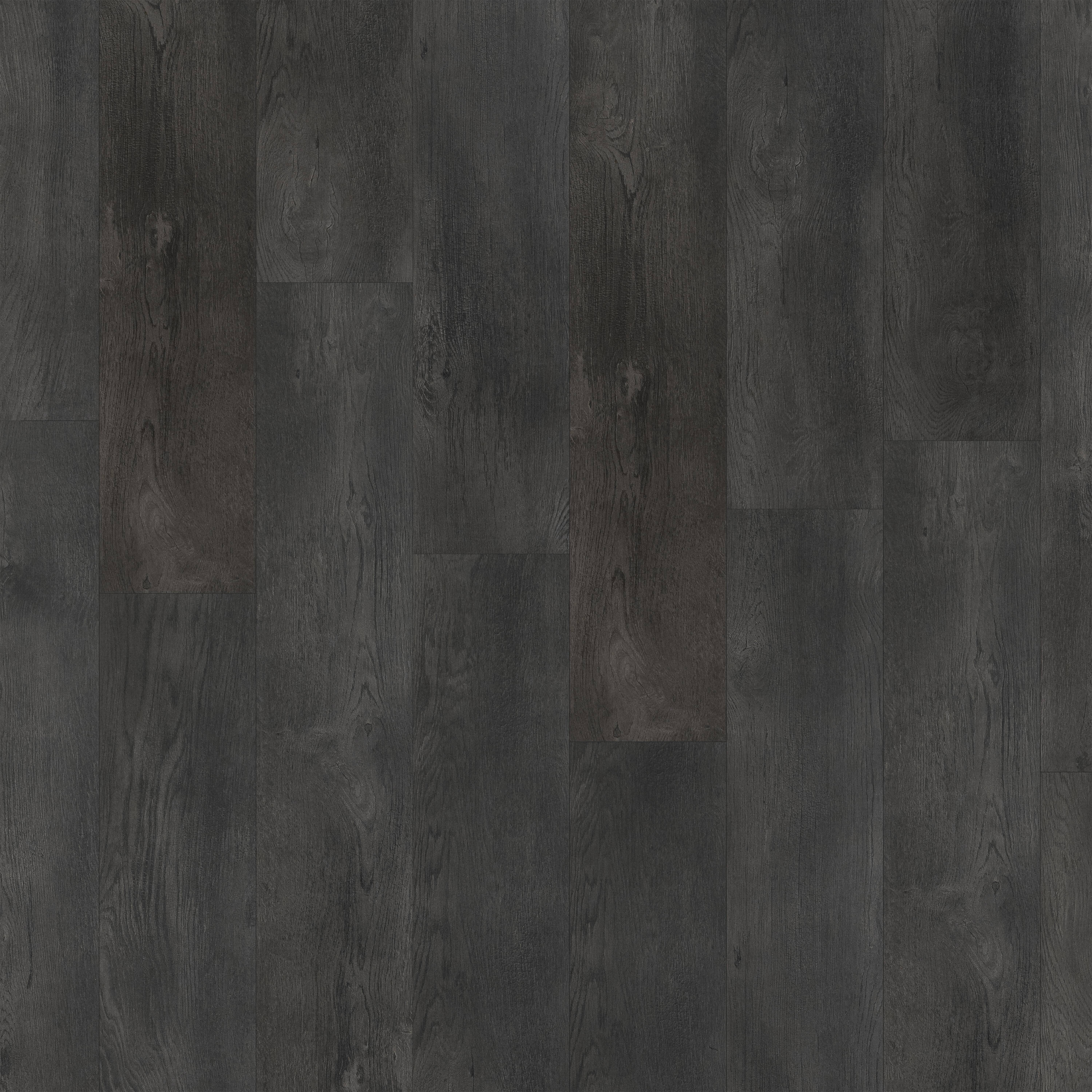 Cinder Charcoal 12-mm T x 8-in W x 48-in L Water Resistant Wood Plank Laminate Flooring (15.94-sq ft) in Gray | - allen + roth 361241-32135