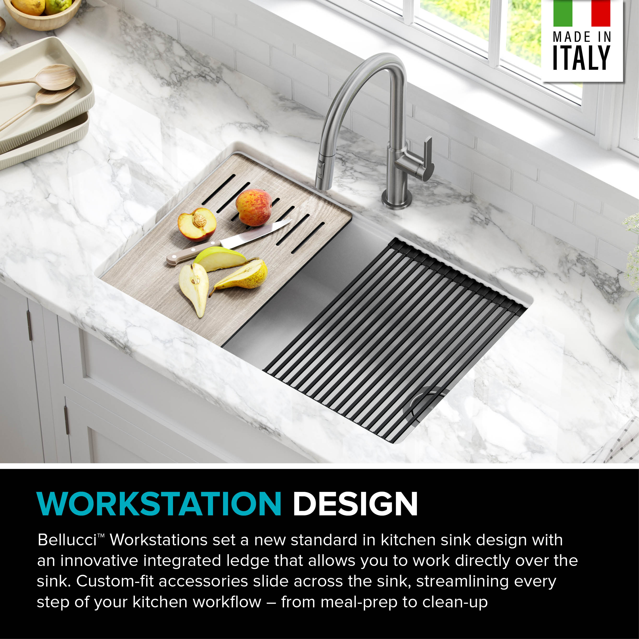  Kraus KDR-3 Kore Kitchen Sink Dish Drying Rack Drainer and  Utensil Holder, 17 inch, Silver : Home & Kitchen