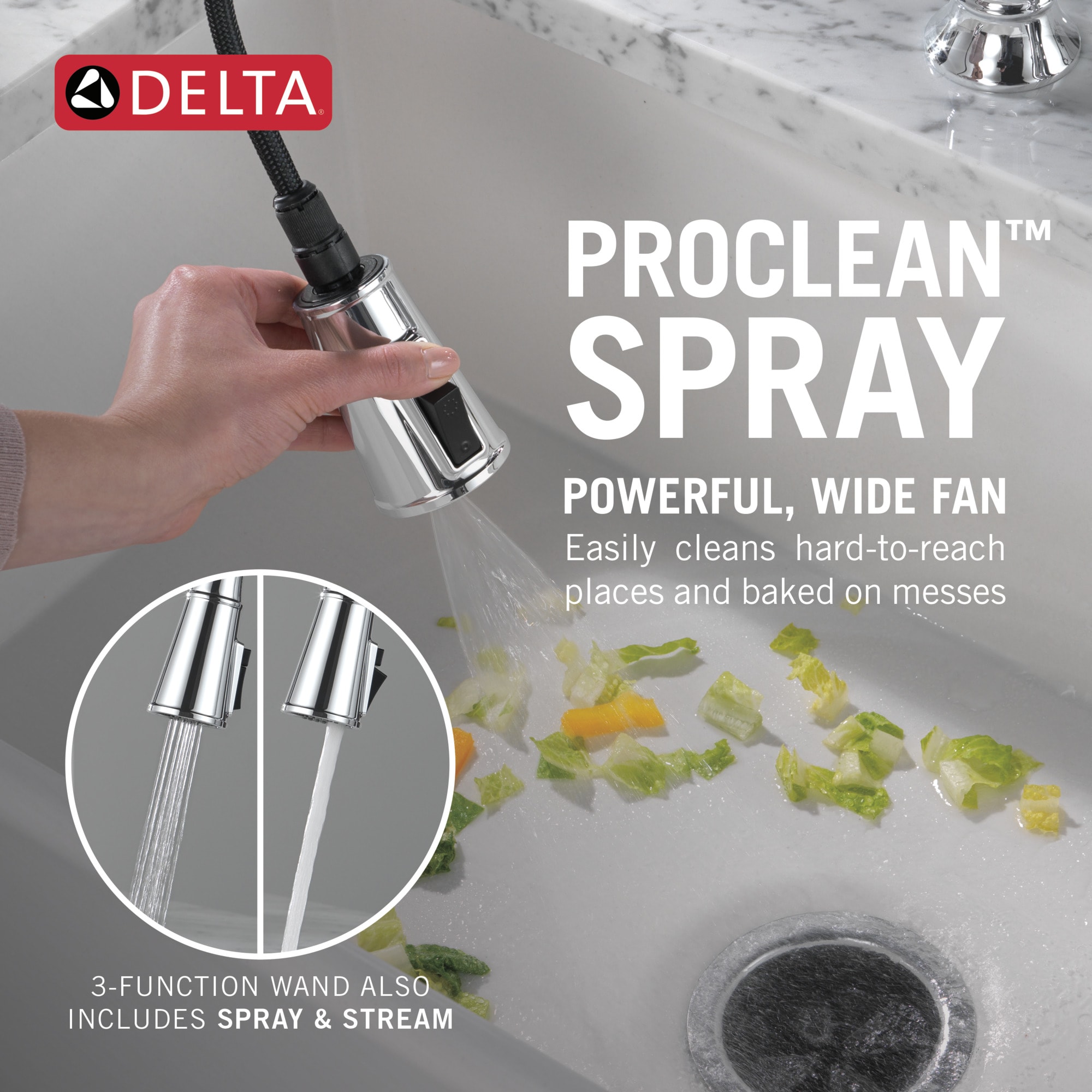 Delta 2384L-PR-DST Kitchen-Faucets - View #2