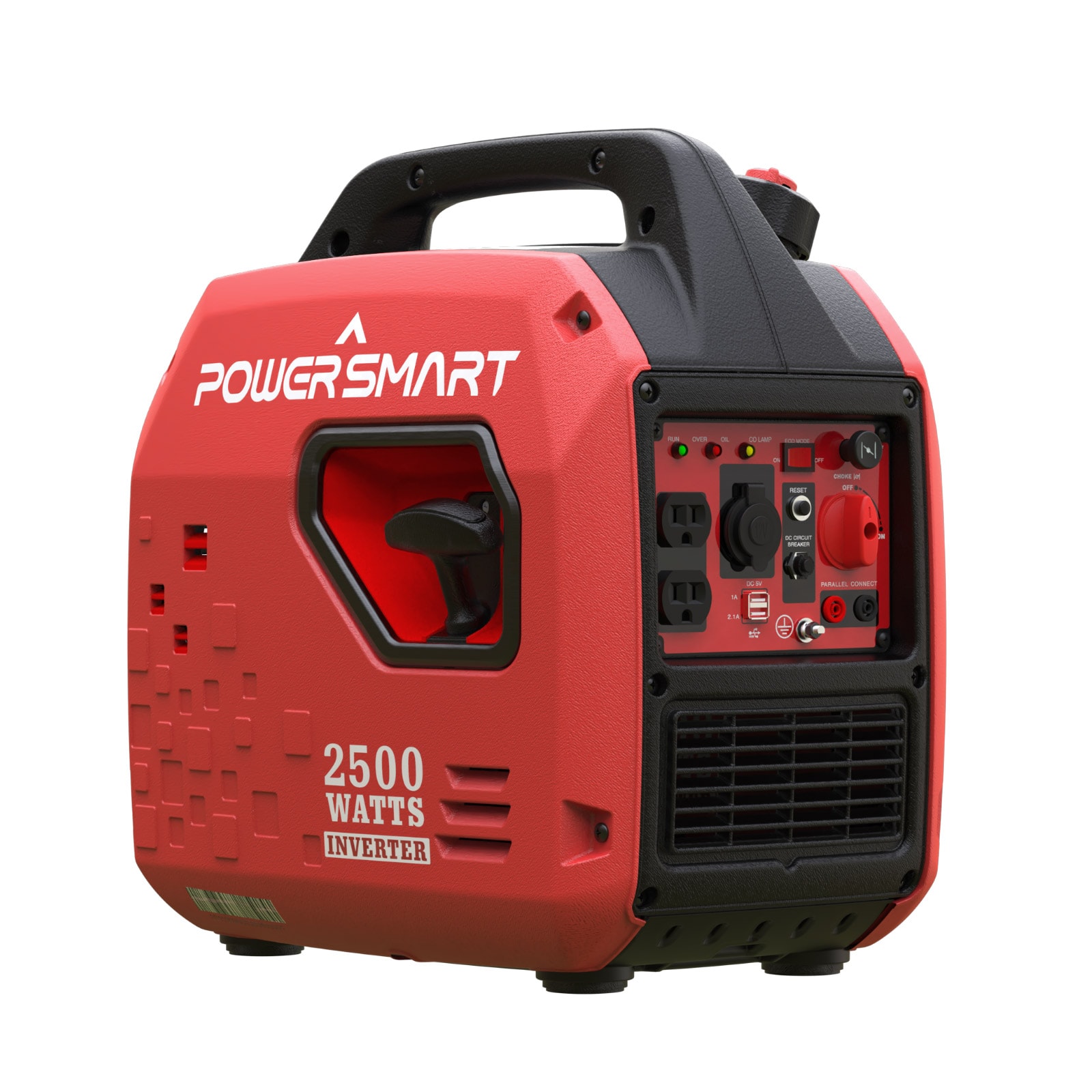 PowerSmart 2500 / 1900-Watt Single Fuel (Gasoline) Portable Generator ...