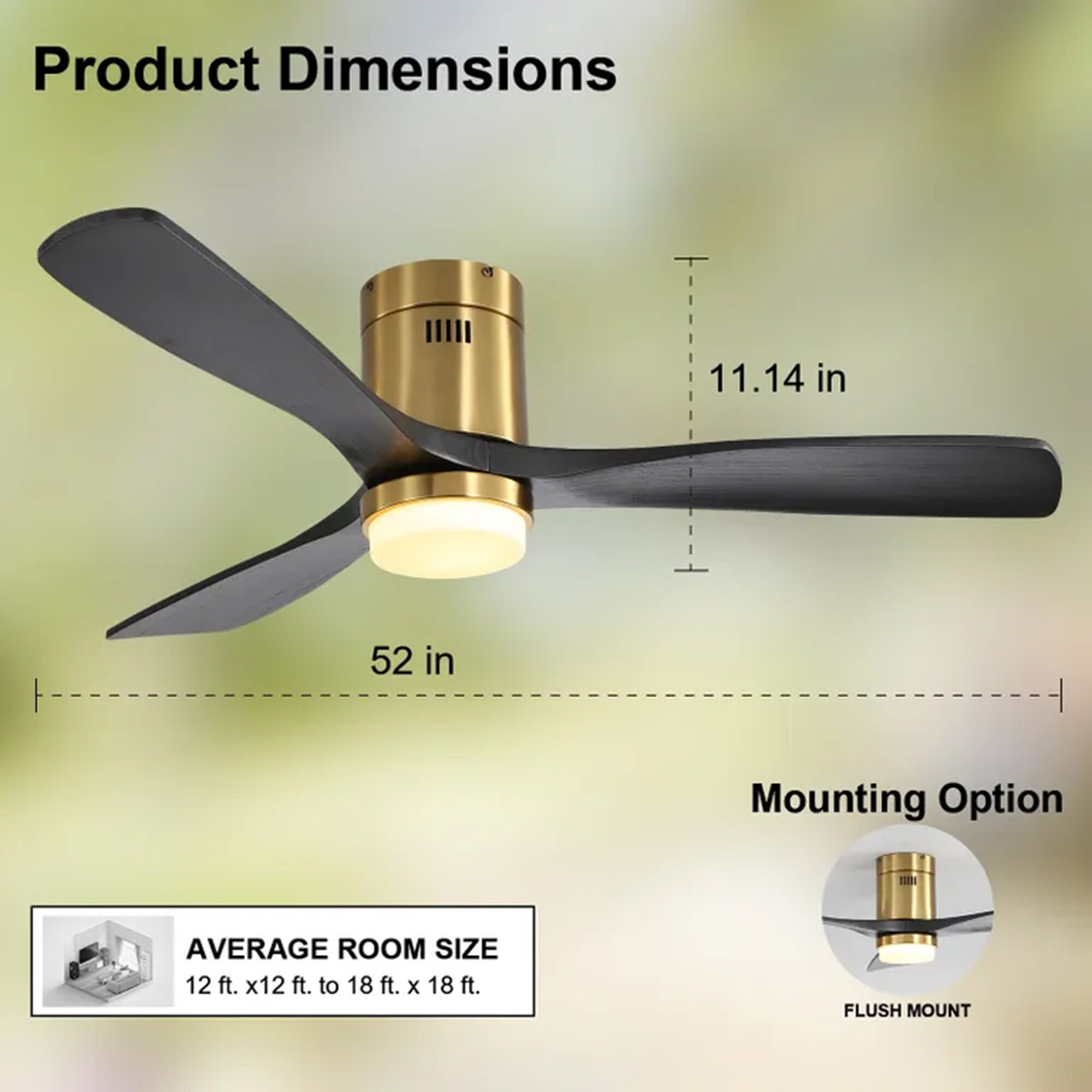 Bybafun YD1300039 Ceiling-Fans - View #2