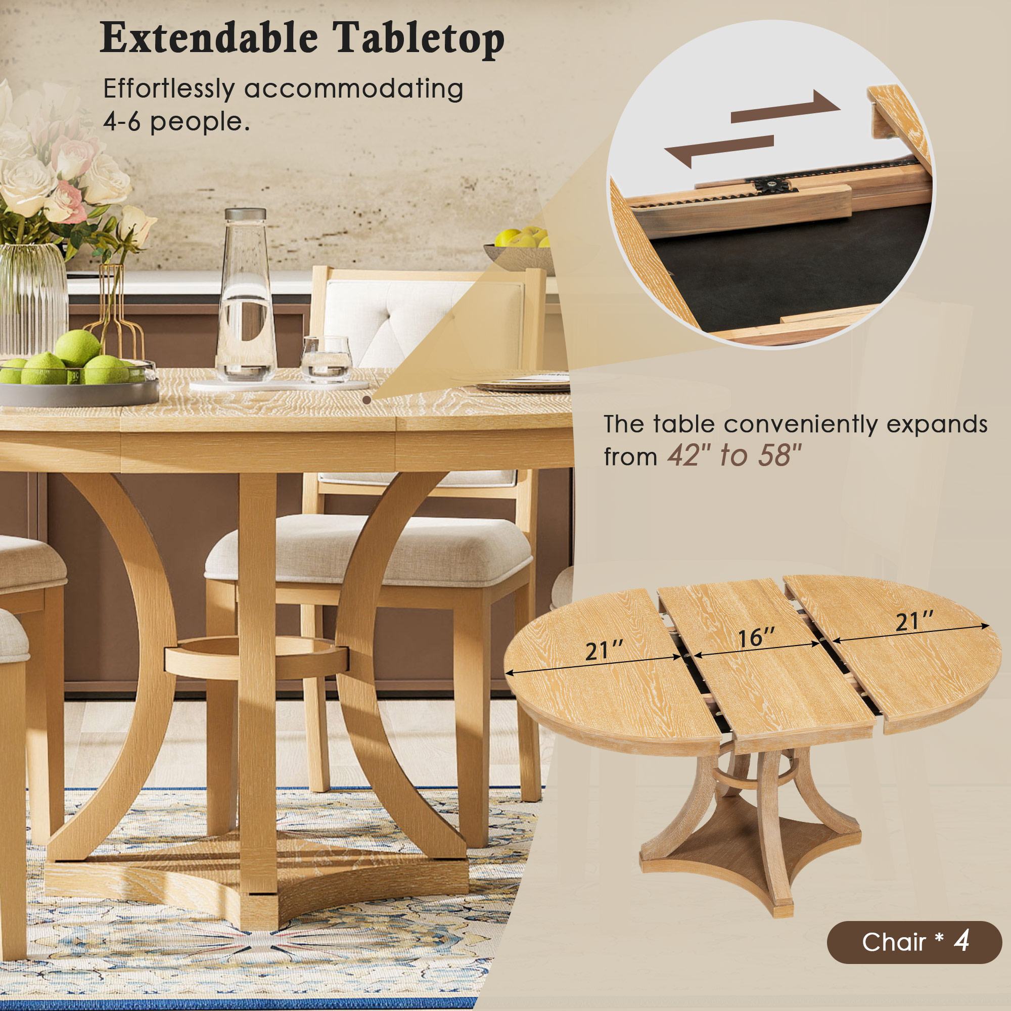 GZMR GZ-N717Q456 Dining-Sets - View #4