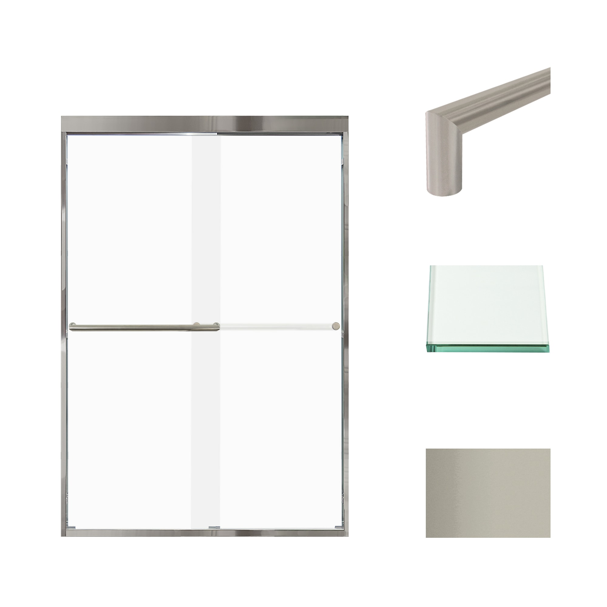 Transolid FBPT487008F-T-BN Shower-Doors - View #2
