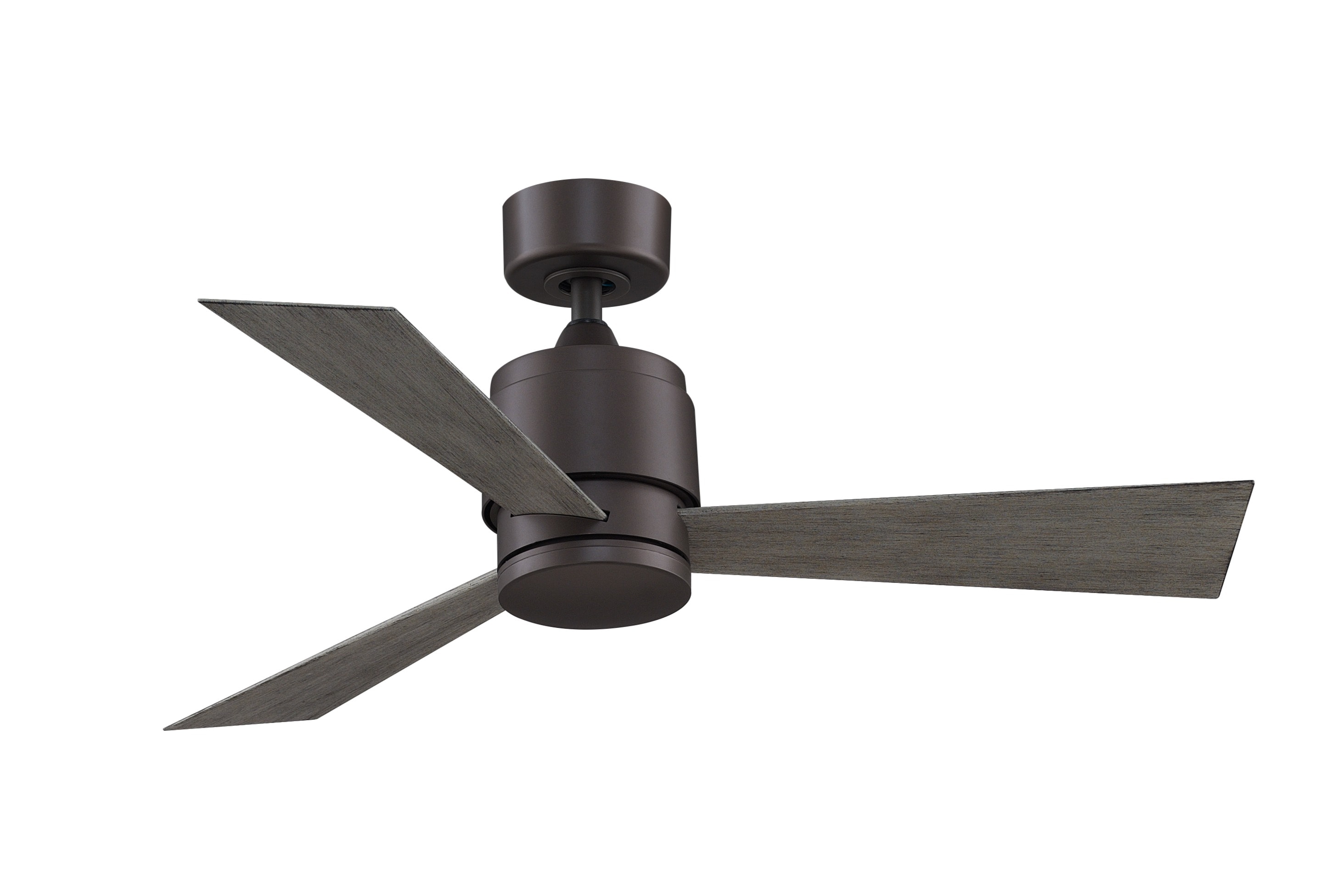Fanimation FP4660GRW-44WEW Zonix Wet Custom 44-in Matte Greige Indoor/Outdoor Propeller Ceiling Fan and Remote (3-Blade)