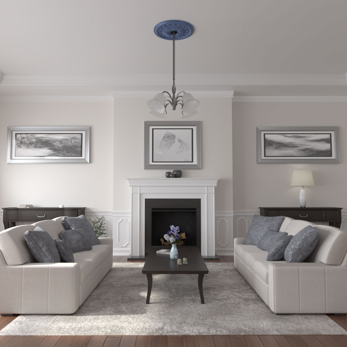 Ekena Millwork CM27TOAMF Ceiling-Medallions - View #4