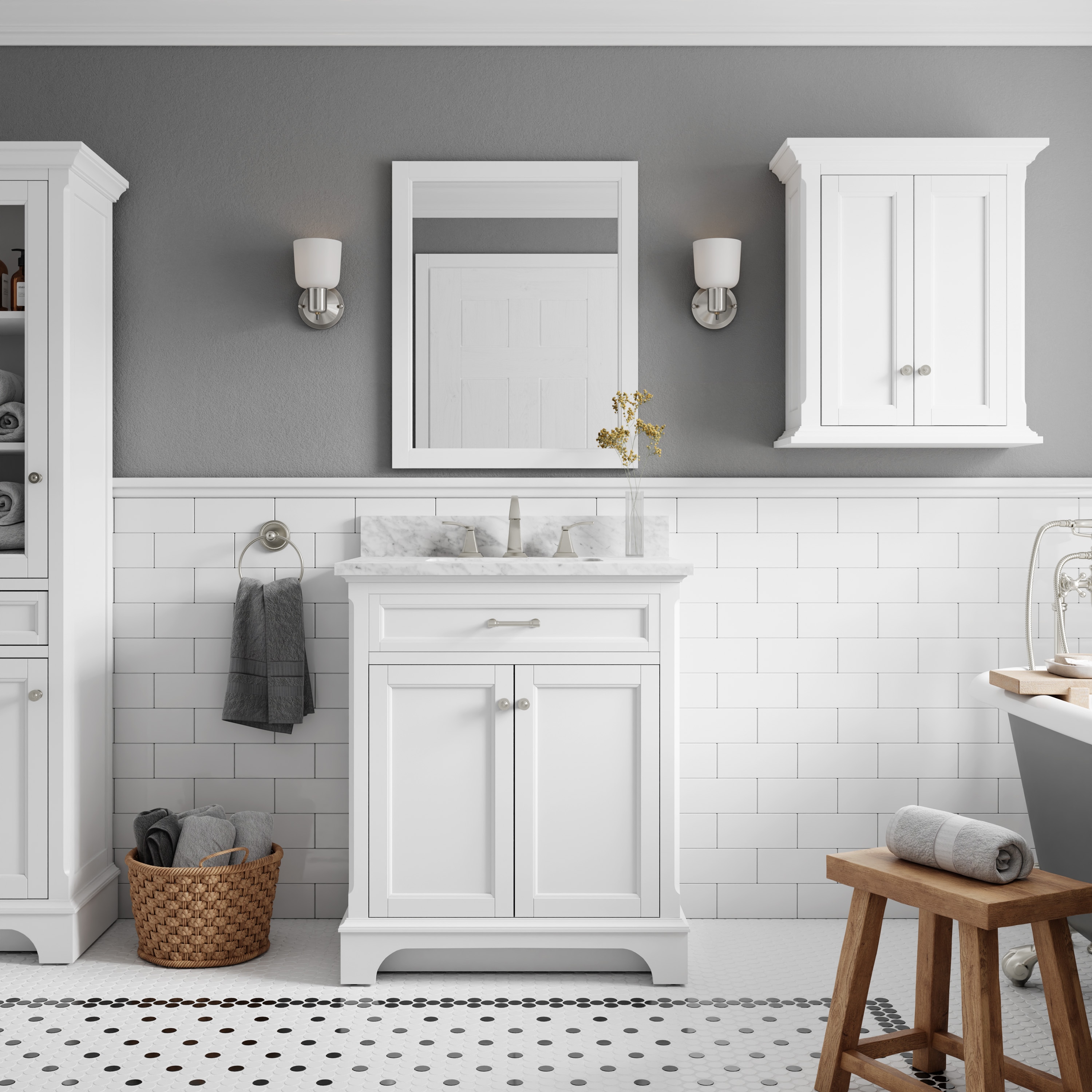 allen + roth 2026WC-24-201 Bathroom-Wall-Cabinets - View #8