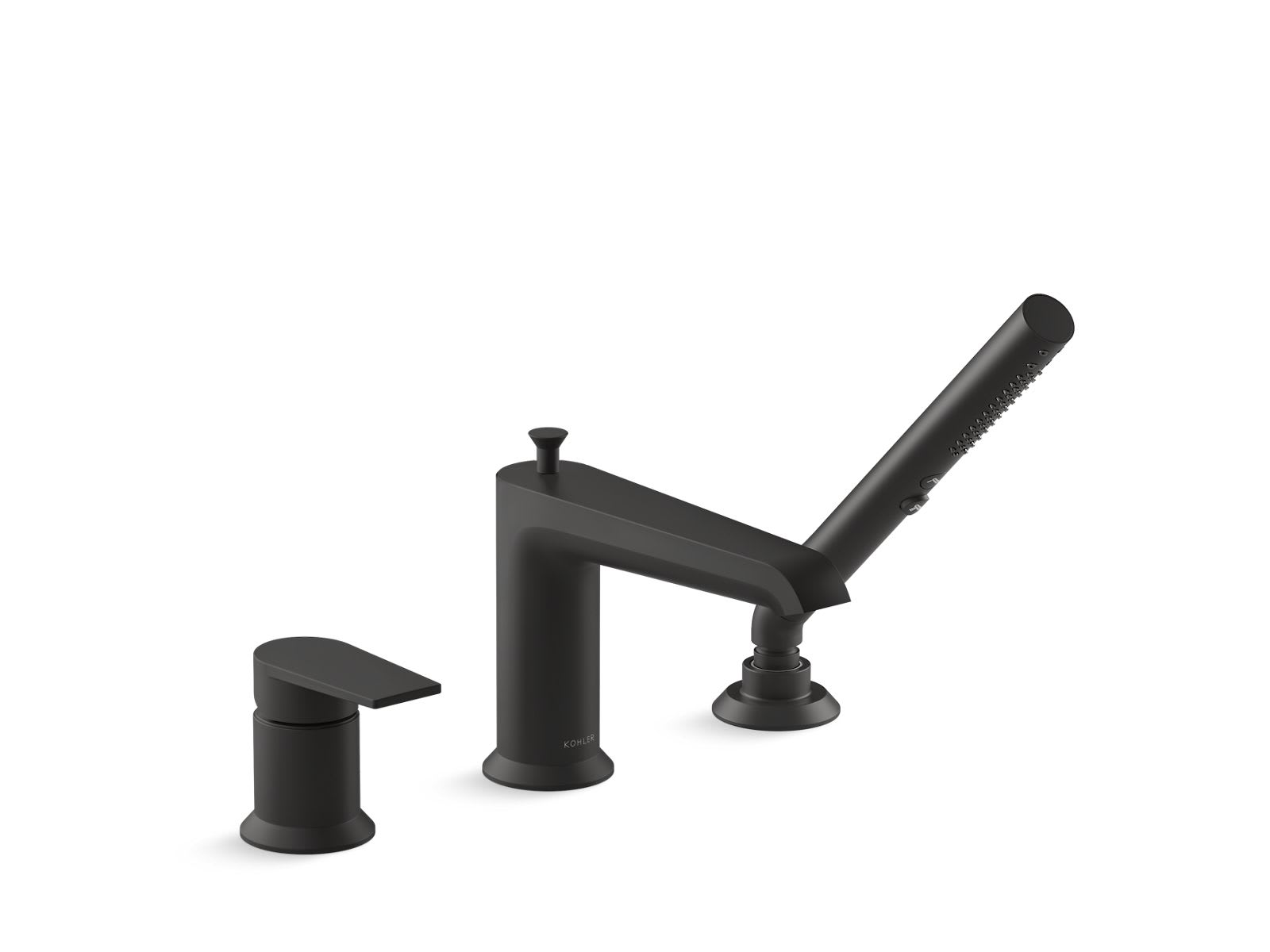 KOHLER 97070-4-BL Hint Deck-mount bath faucet with handshower
