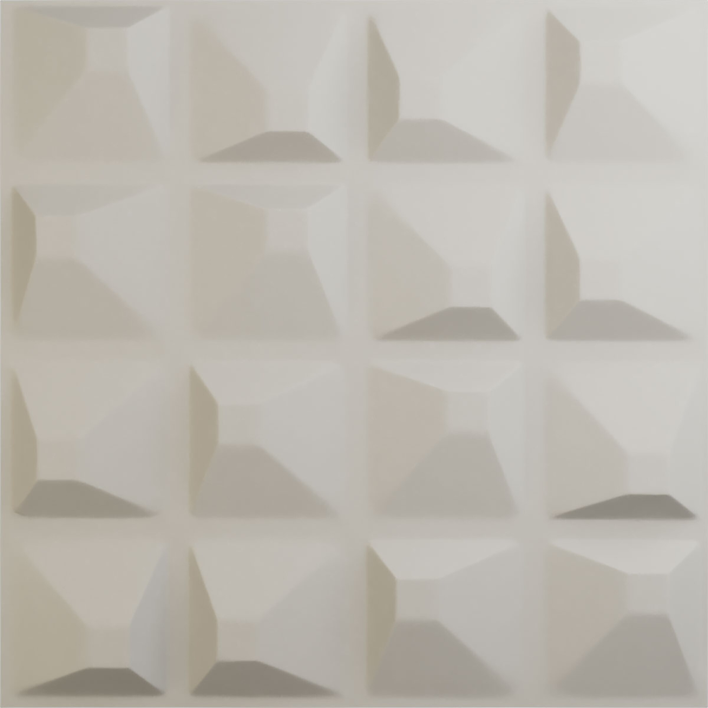 Ekena Millwork WP20X20TNGBW 19-5/8-in x 19-5/8-in Embossed UltraCover Satin Blossom White PVC Wall Panel