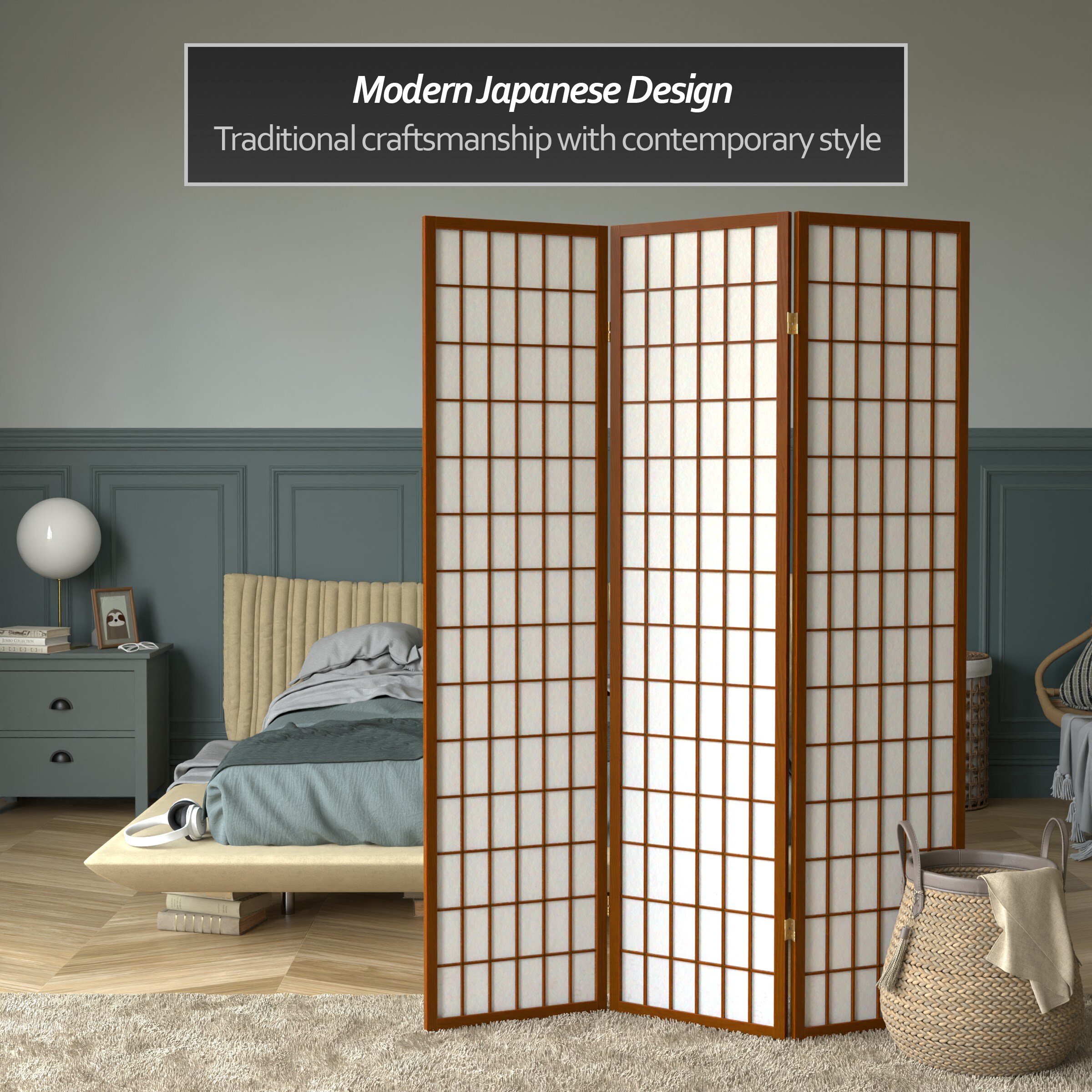 Oriental Furniture SSCWP-3P-WAL Indoor-Privacy-Screens - View #4
