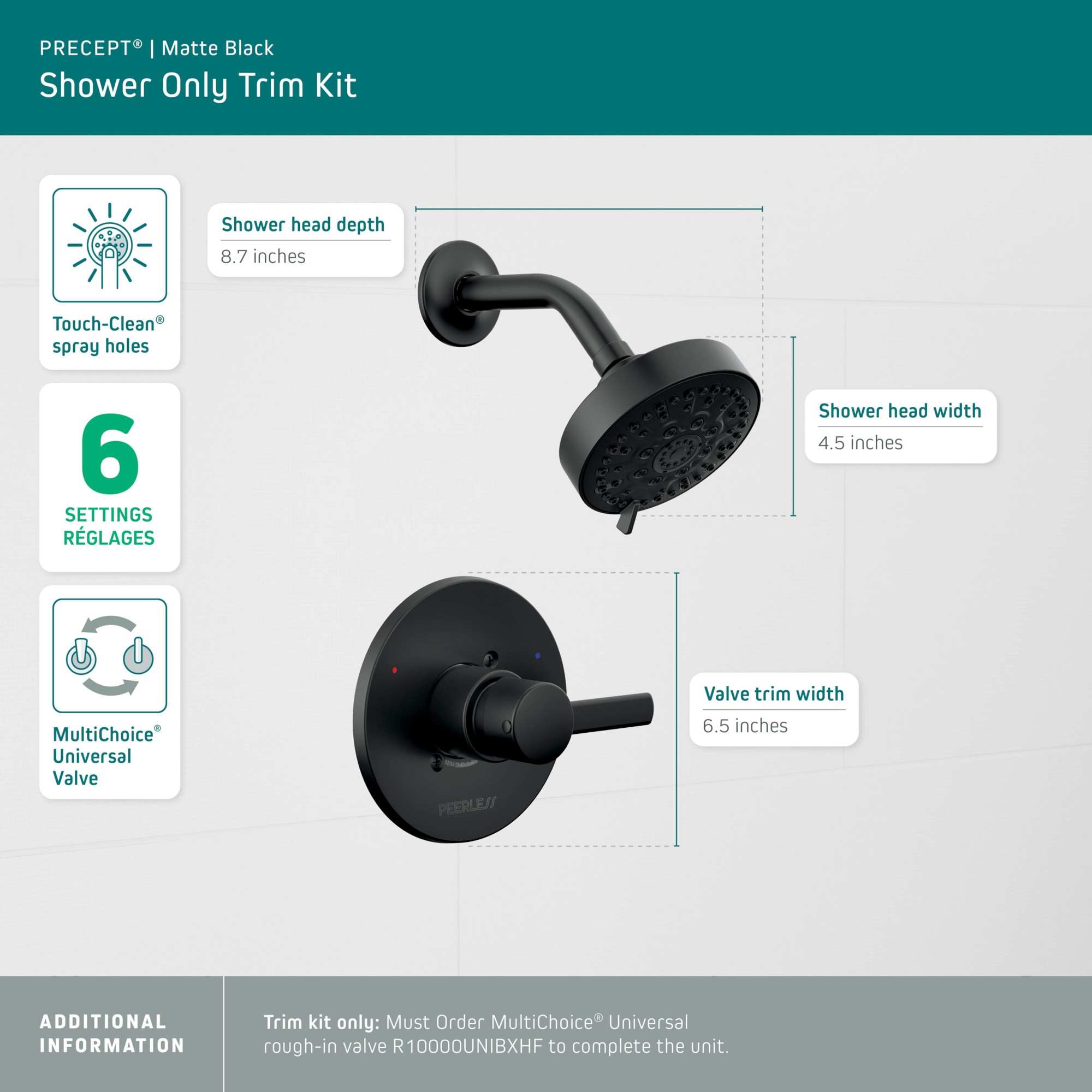 Peerless PTT188782-BL Tub-Shower-Faucets - View #3