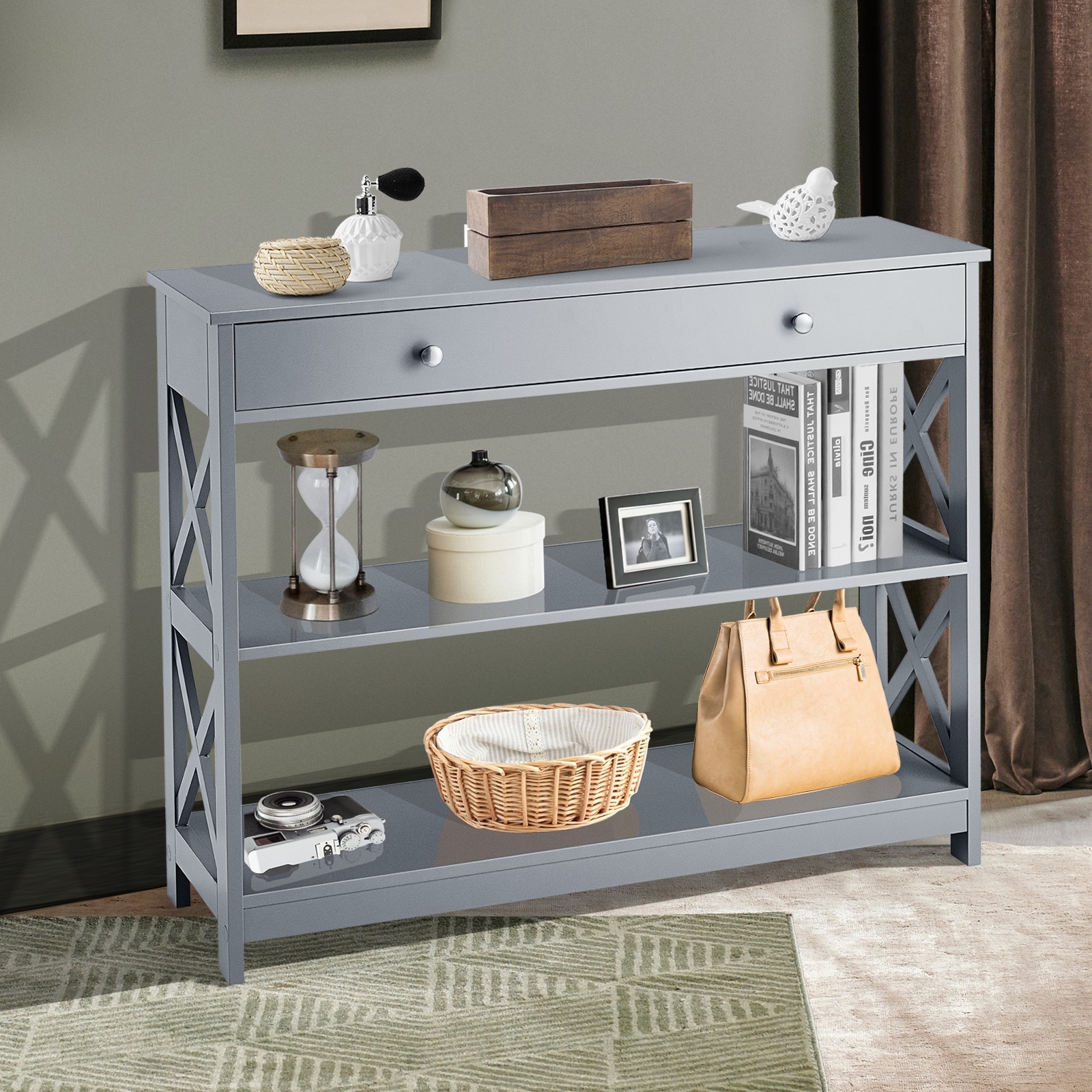 Slickblue D-CO-RG09066WH Console-Sofa-Tables - View #6