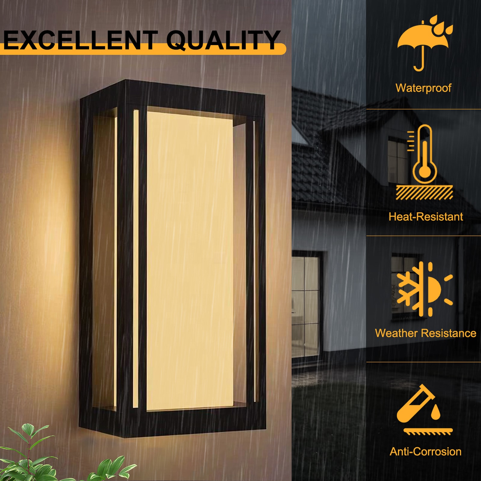 Maxax 7029-1BK Outdoor-Wall-Lighting - View #2