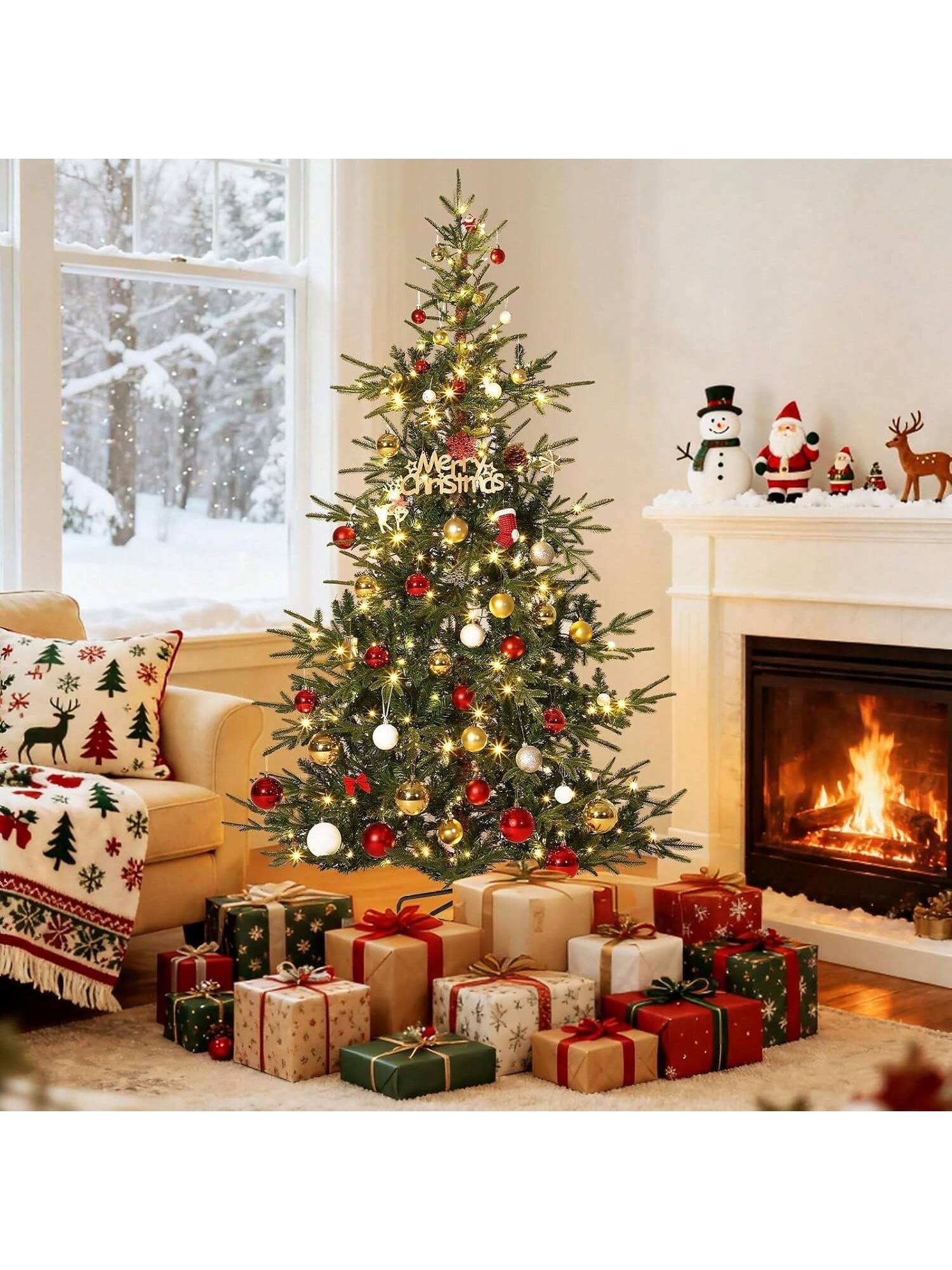 Qeetex BY-PHK-34YK8VLX Artificial-Christmas-Trees - View #4