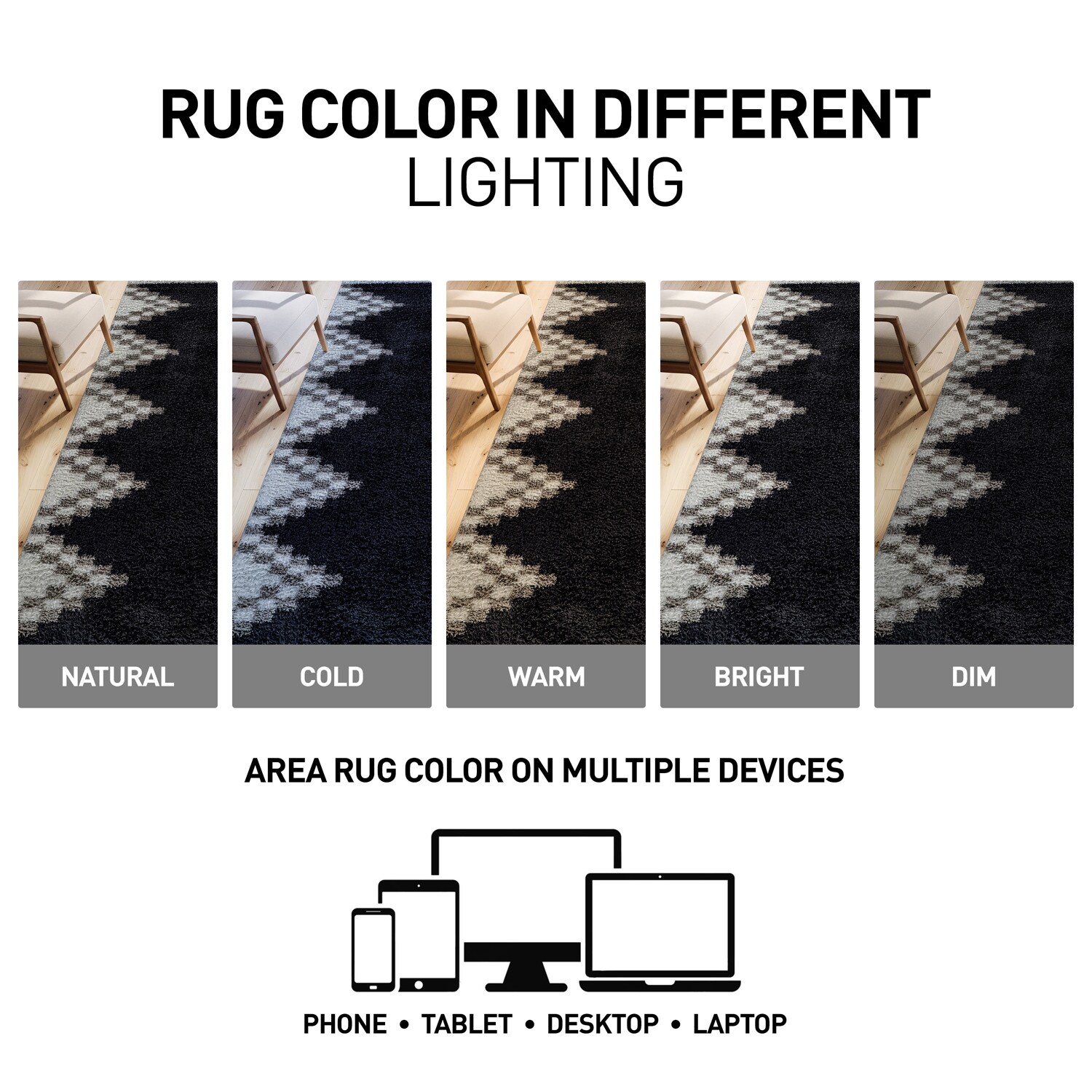 World Rug Gallery WR124ANTHRACITE2X8 rugs - View #9