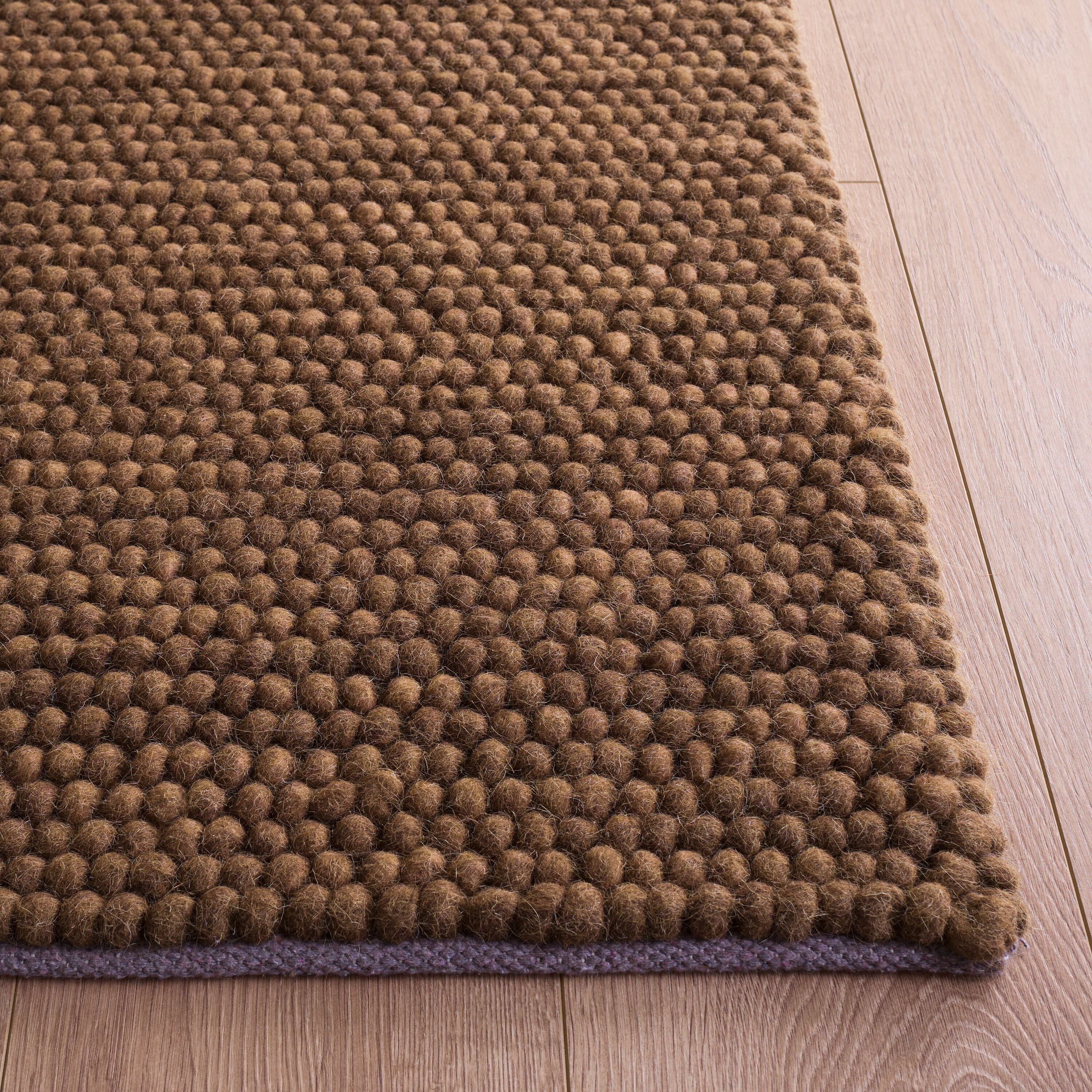 Safavieh Natura 2 x 8 Rust/Brown Solid Color Runner Rug in the Rugs ...