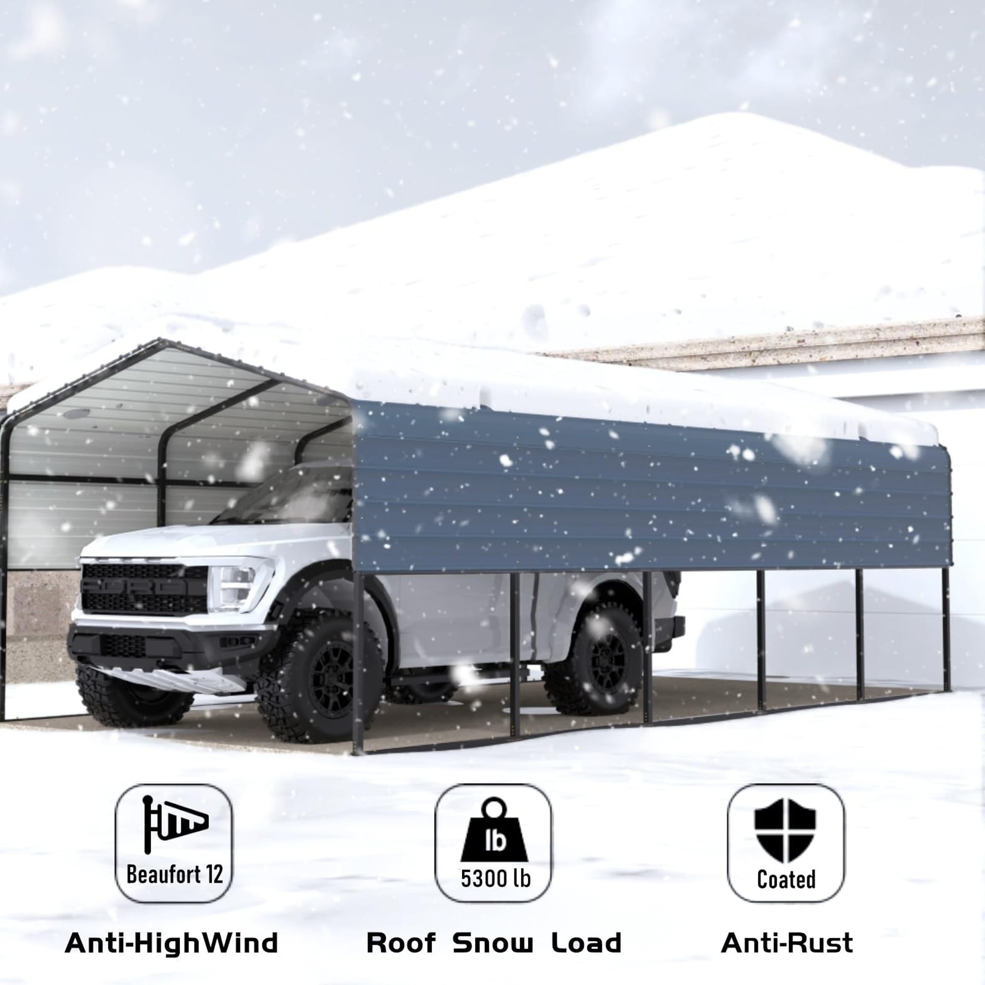 Garvee CK2-7TK2GOPSBY-YBY5K Carport-Covers - View #6