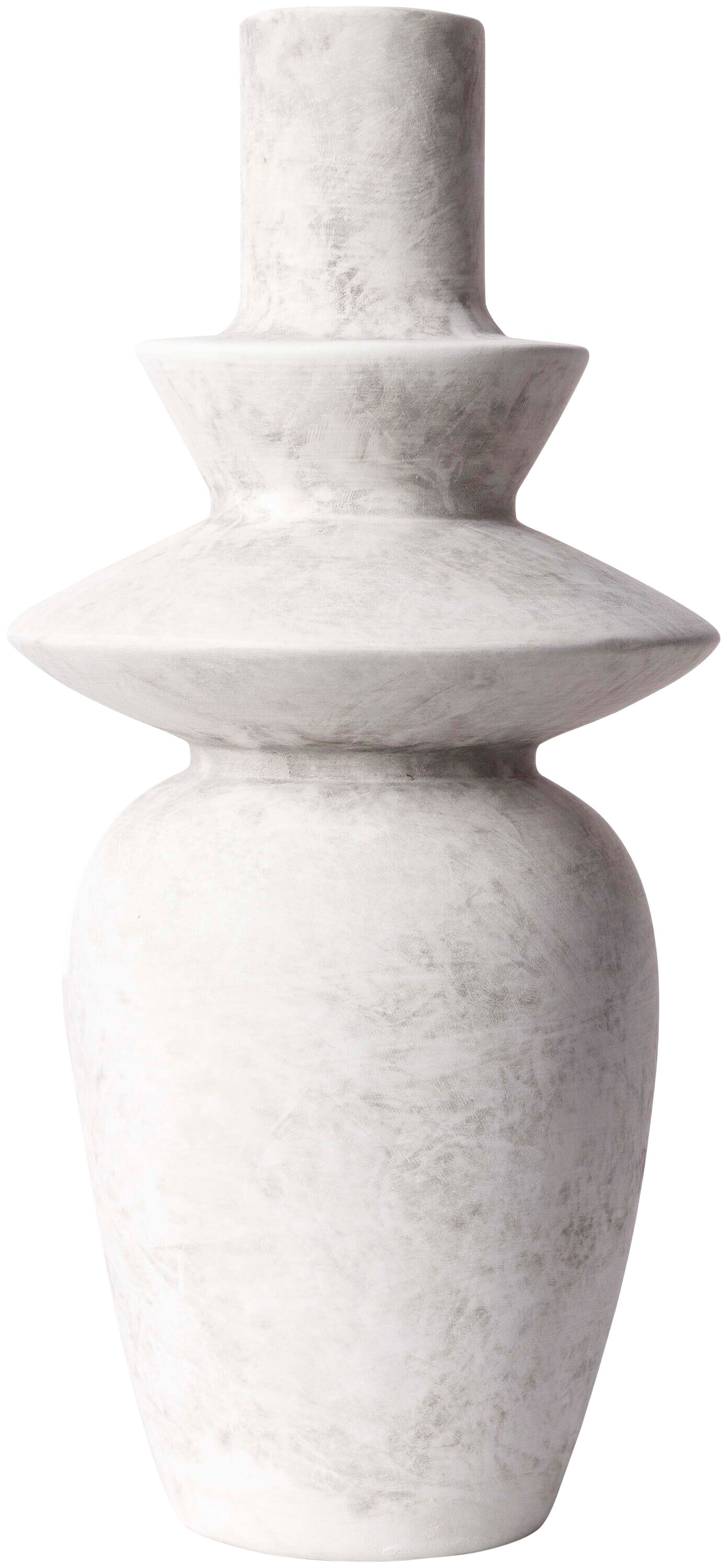 Surya YAG-003 White Ceramic Modern Vase