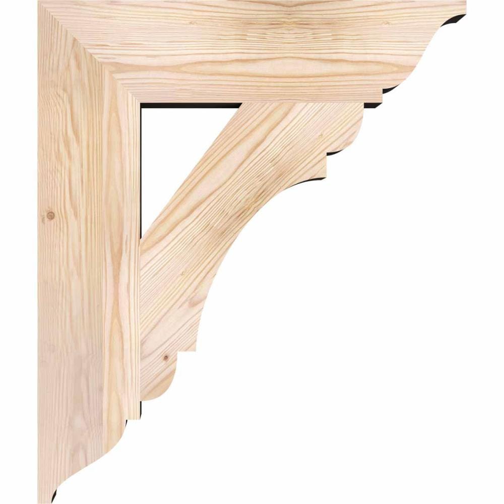 Ekena Millwork BKT06X24X28OLY01SDF Exterior-Brackets-Braces - View #3