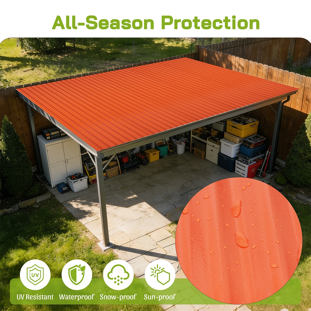 Thanaddo 25 PCS Roof Sheet Set Weatherproof Panels DIY Flexible Roofing ...
