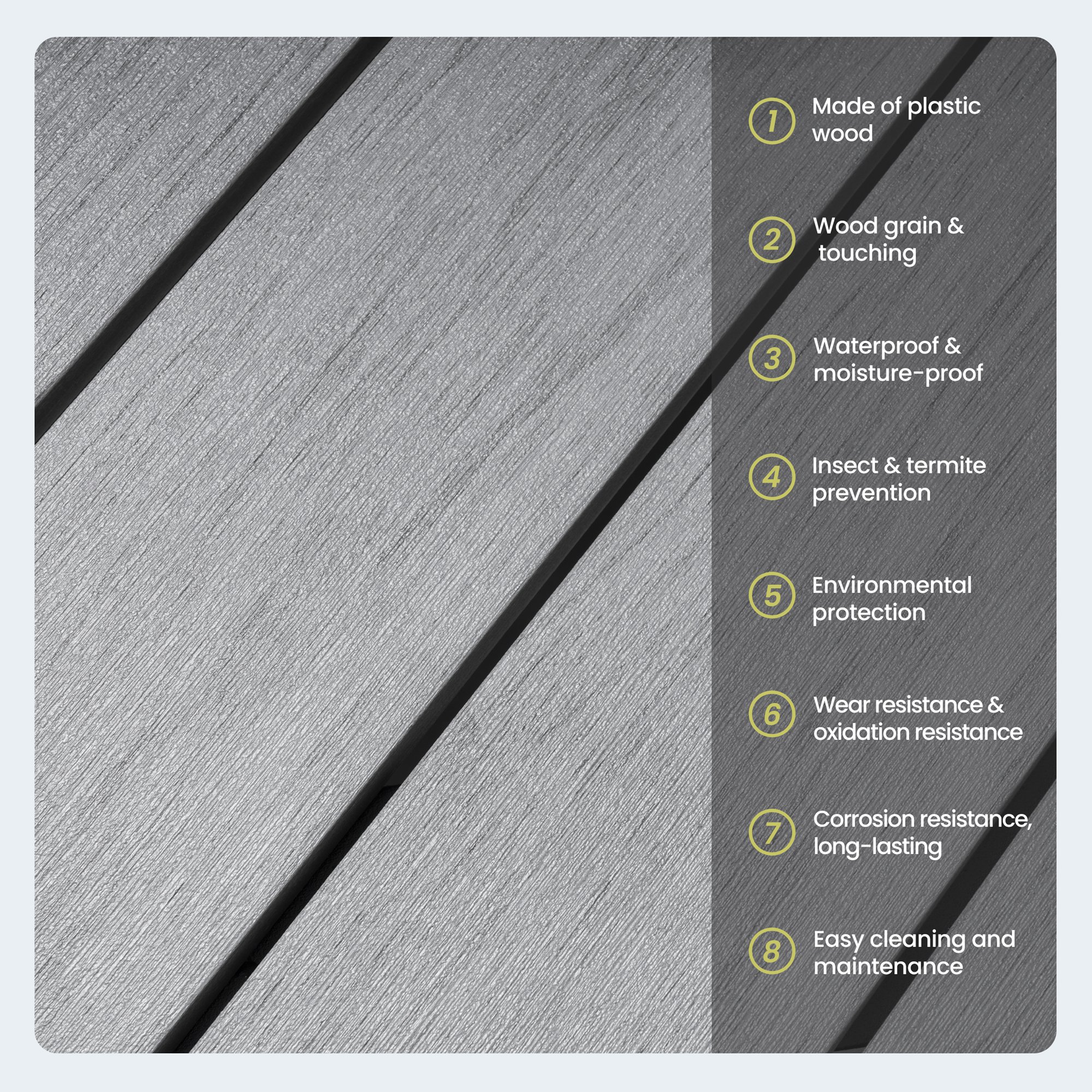 Crestlive Products CL-TB012GRY180 Patio-Tables - View #5