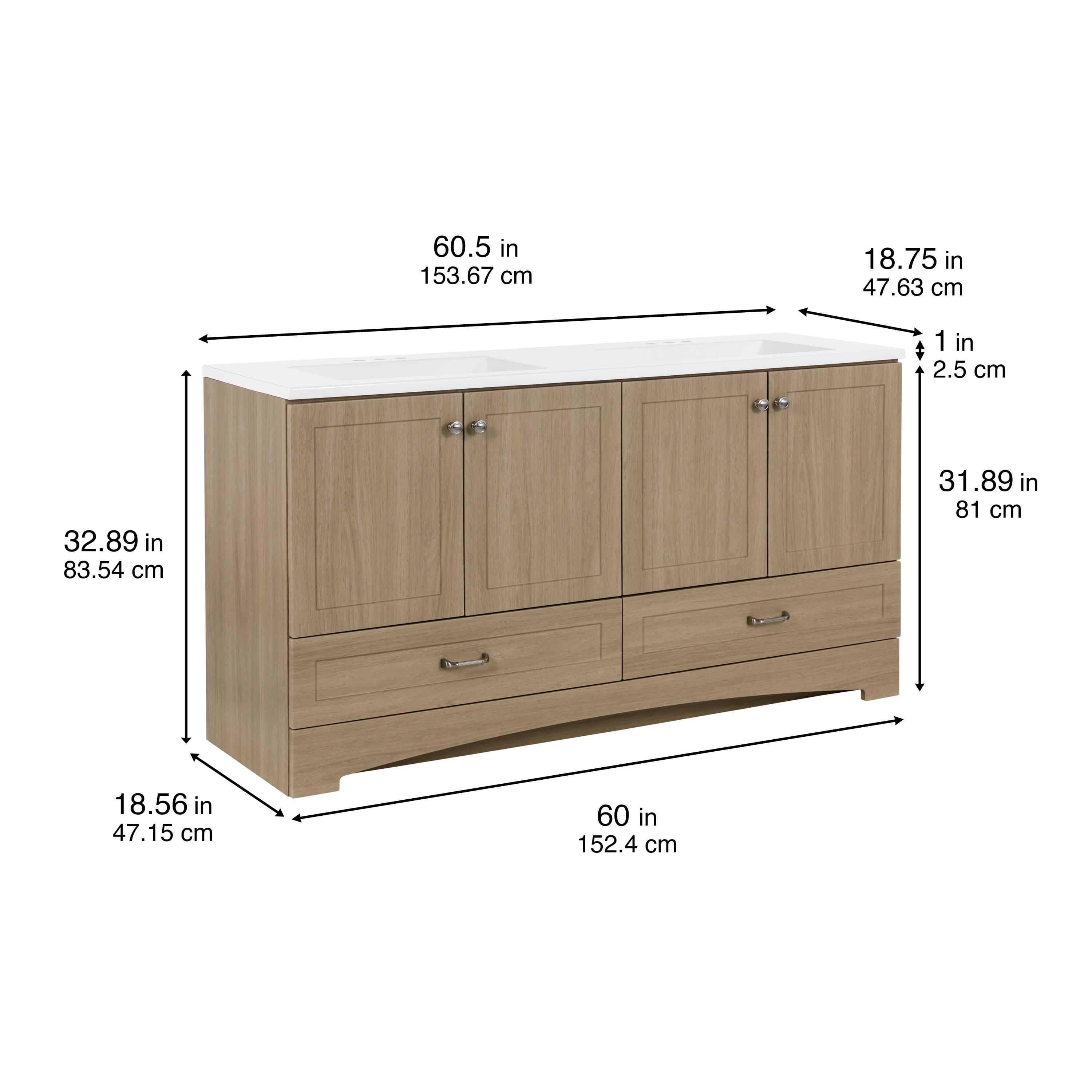 Diamond NOW C60W30352 Bath-Vanity-Combo - View #4